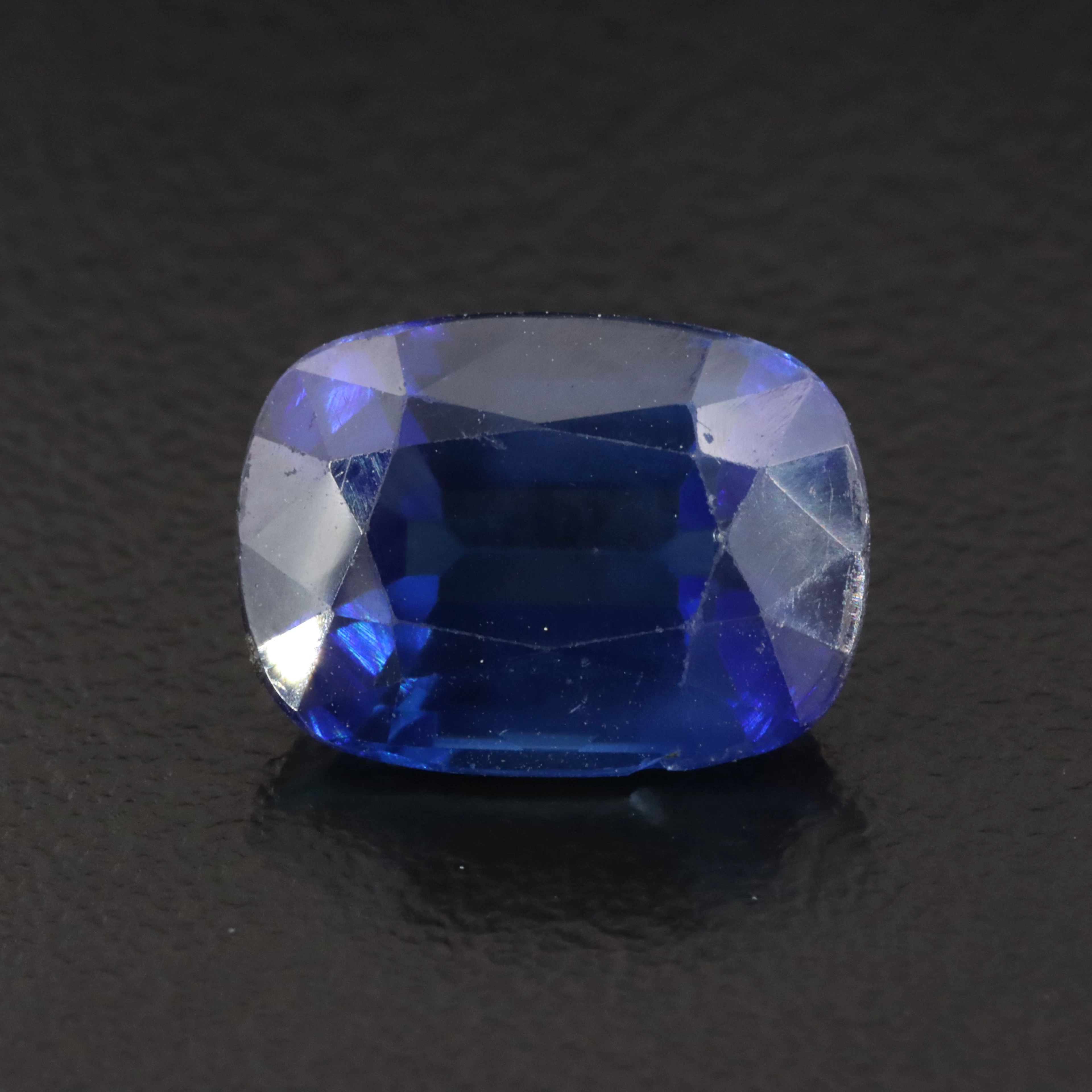 Loose 6.86 CT Lab Grown Sapphire with GIA Report