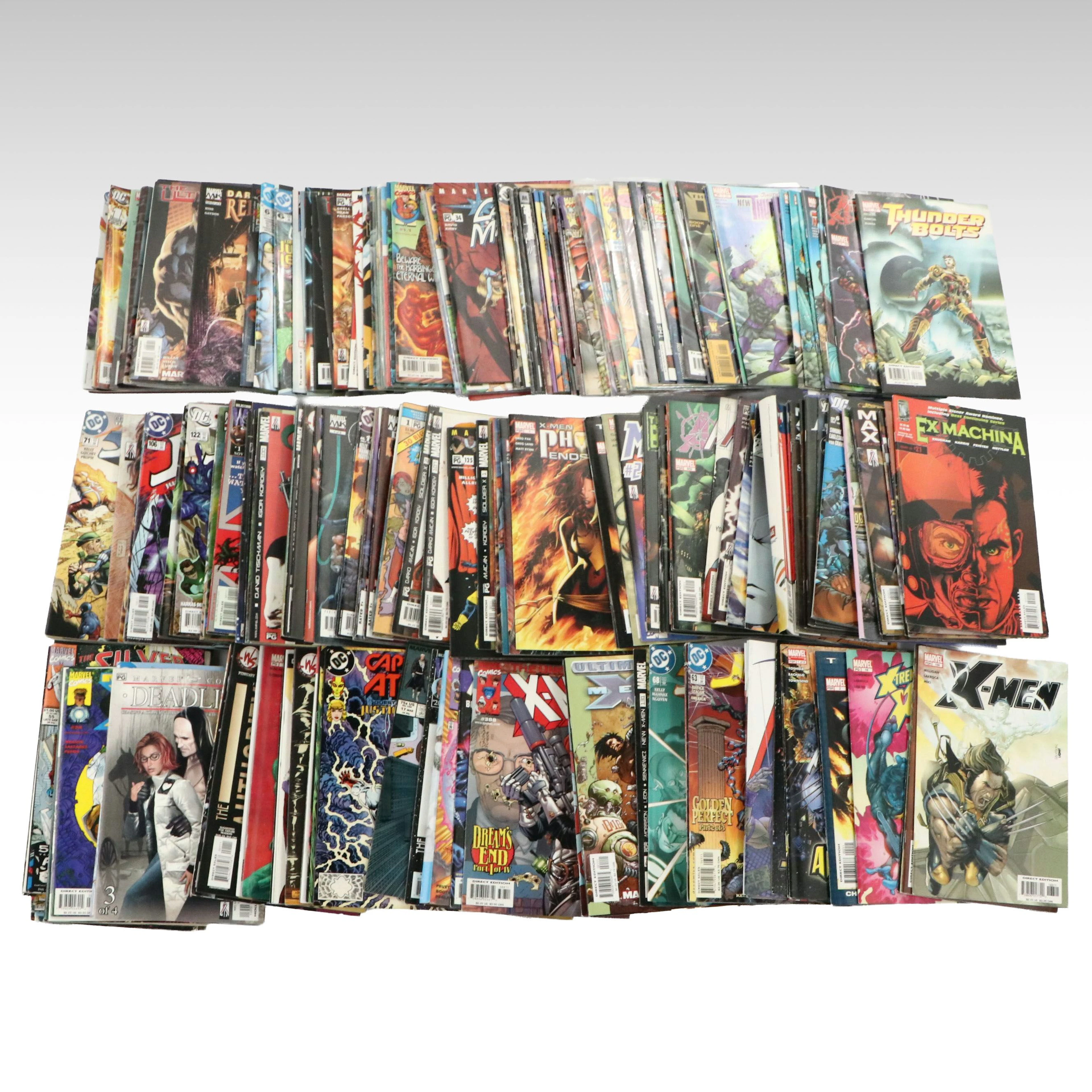 Bronze and Modern Age DC and Marvel Comics Including "Captain Marvel" and More