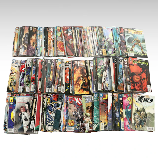 Bronze and Modern Age DC and Marvel Comics Including "Captain Marvel" and More