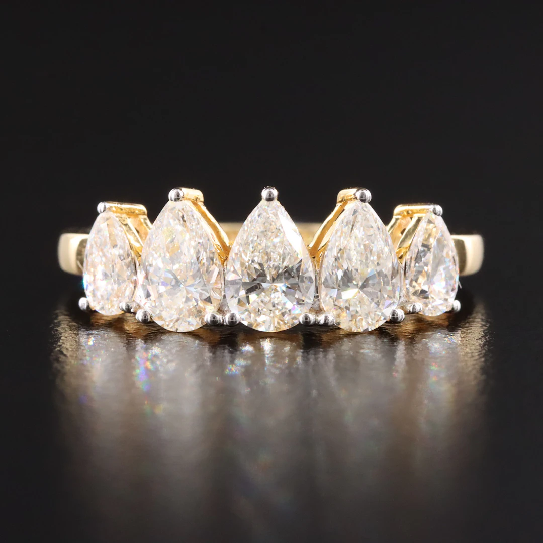 14K 1.74 CTW Lab Grown Diamond Band