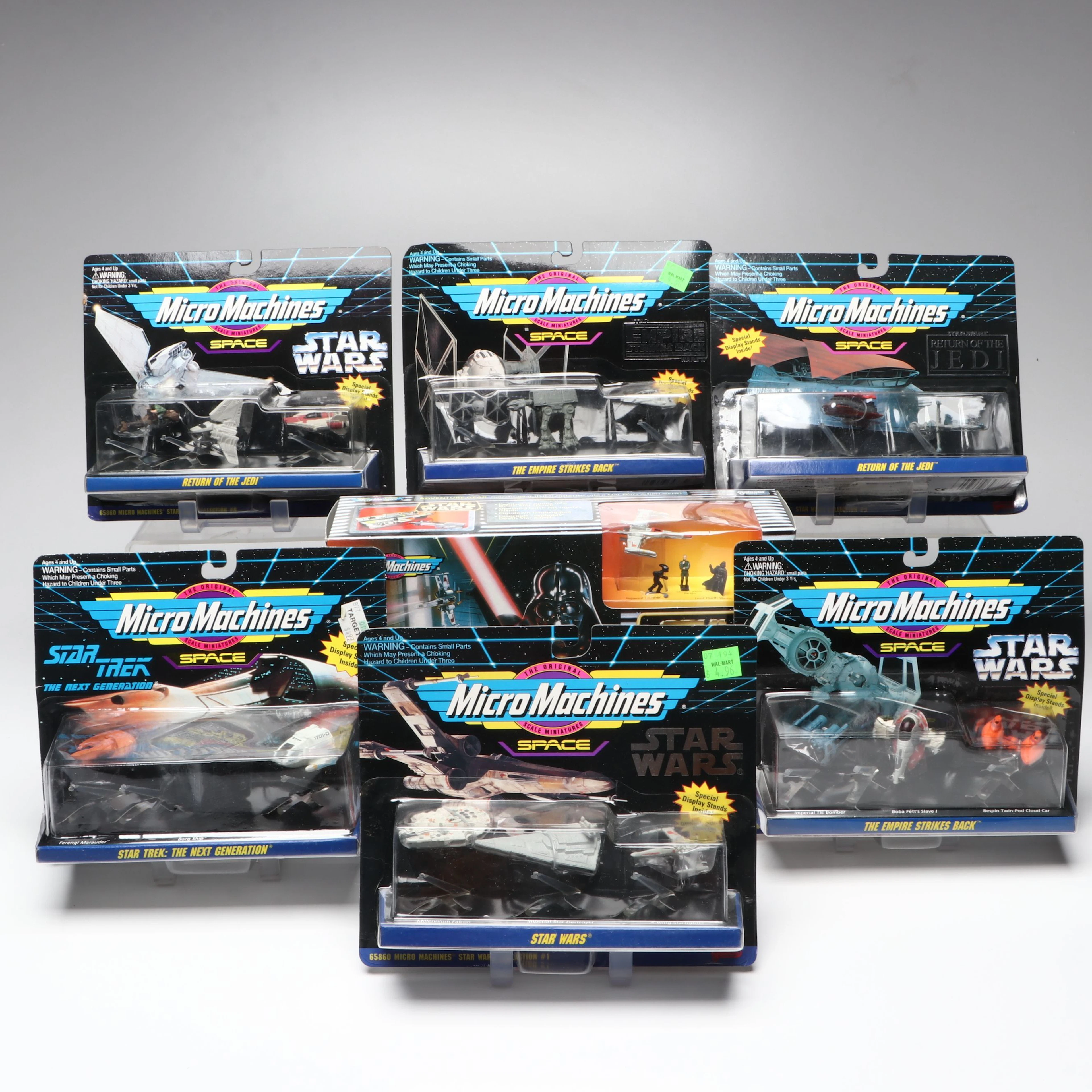 Galoob "Star Wars" and "Star Trek" Micro Machines Toys, 1990s