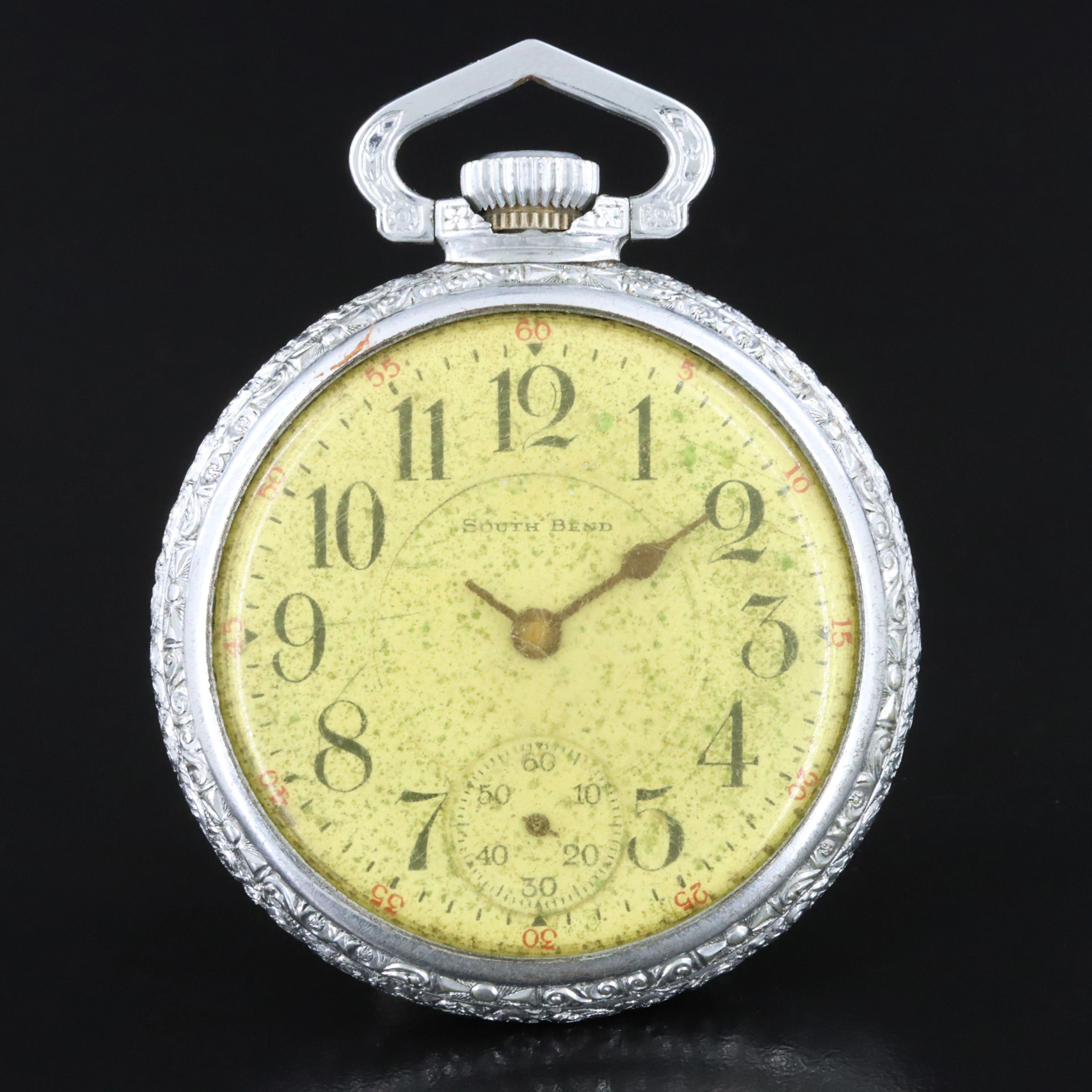 South Bend Studebaker Gold-Filled Open Face Pocket Watch