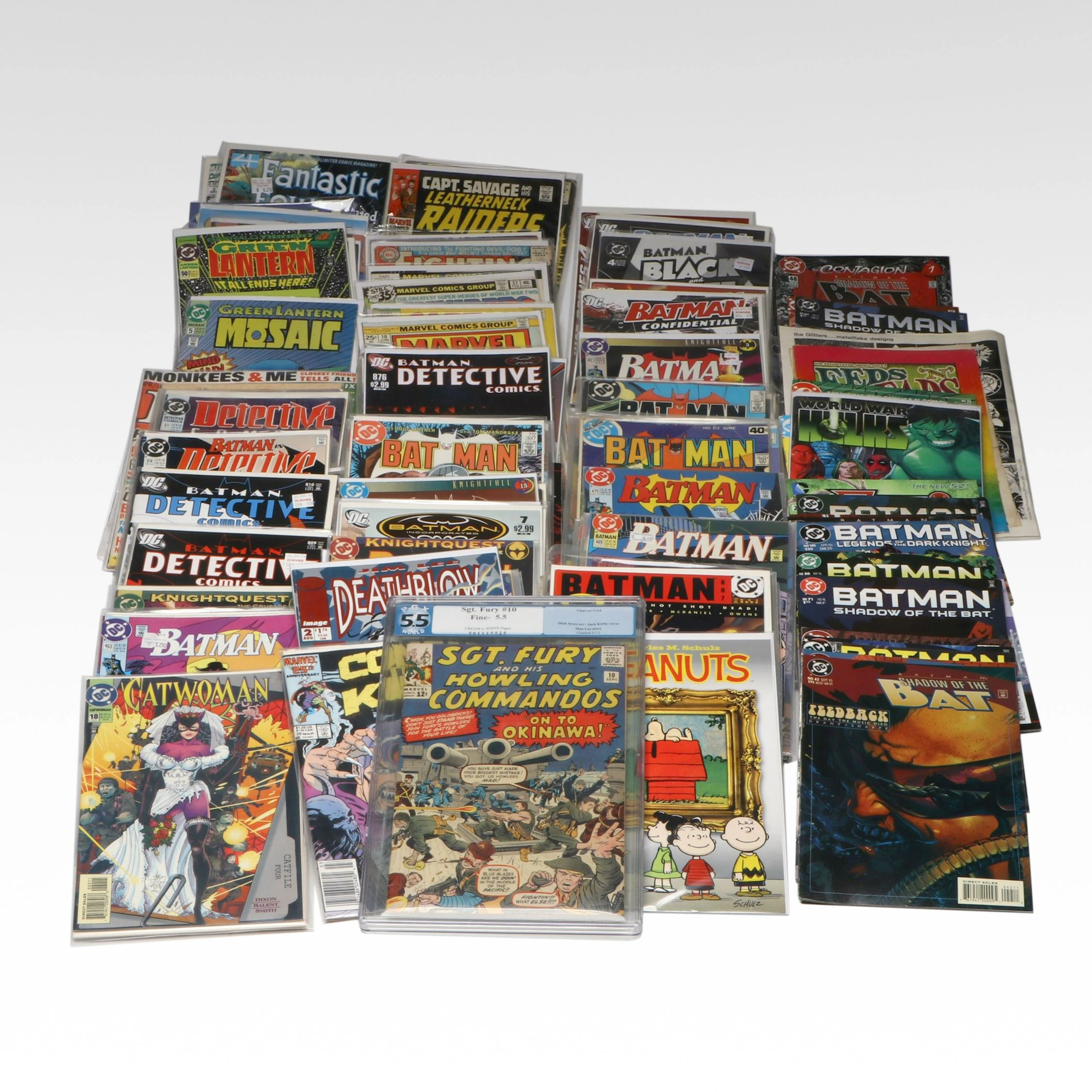 "Sgt. Fury and His Howling Commandos" #10 with More Comic Books and Magazines