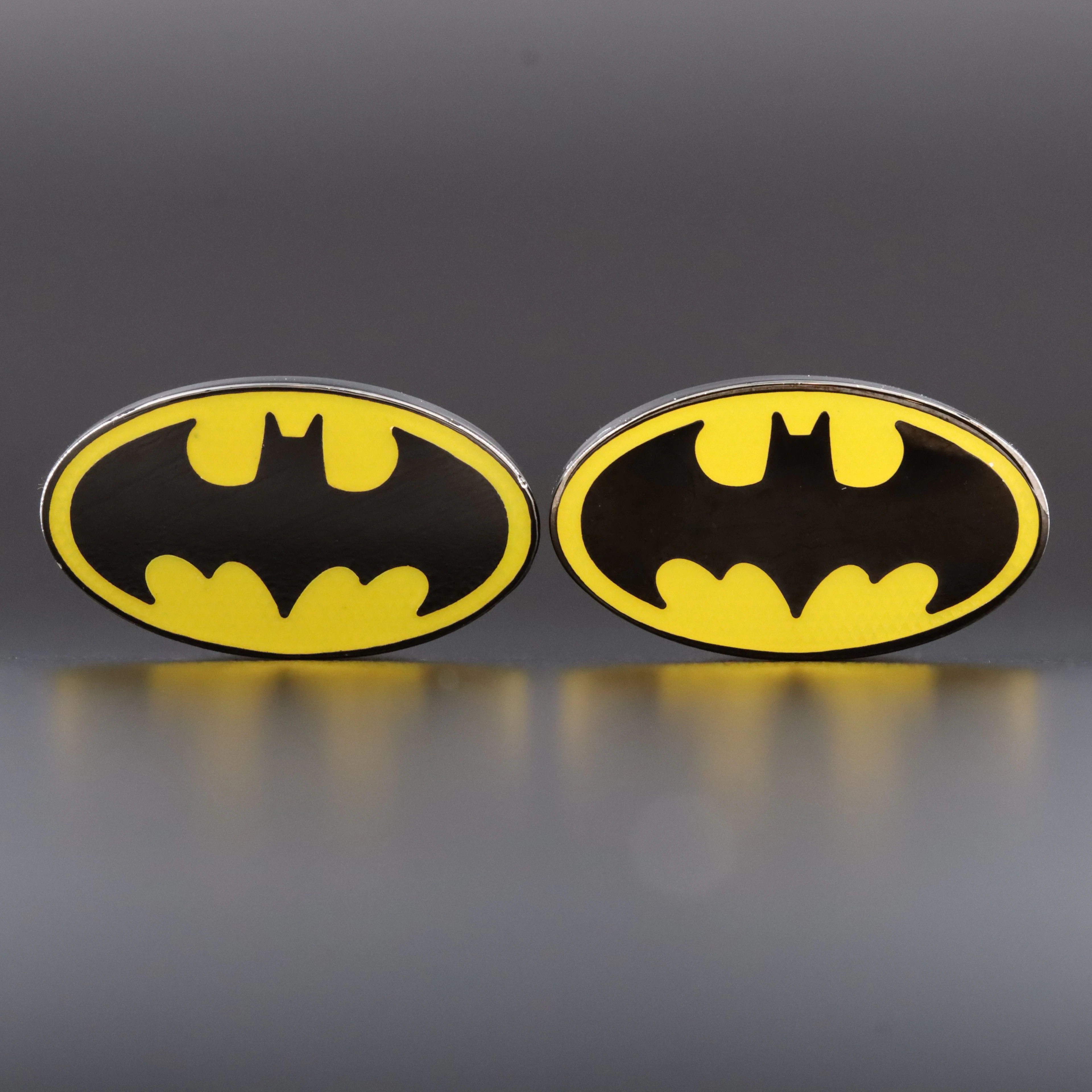 DC Comics Enamel Batman Cufflinks by Cufflinks Inc.