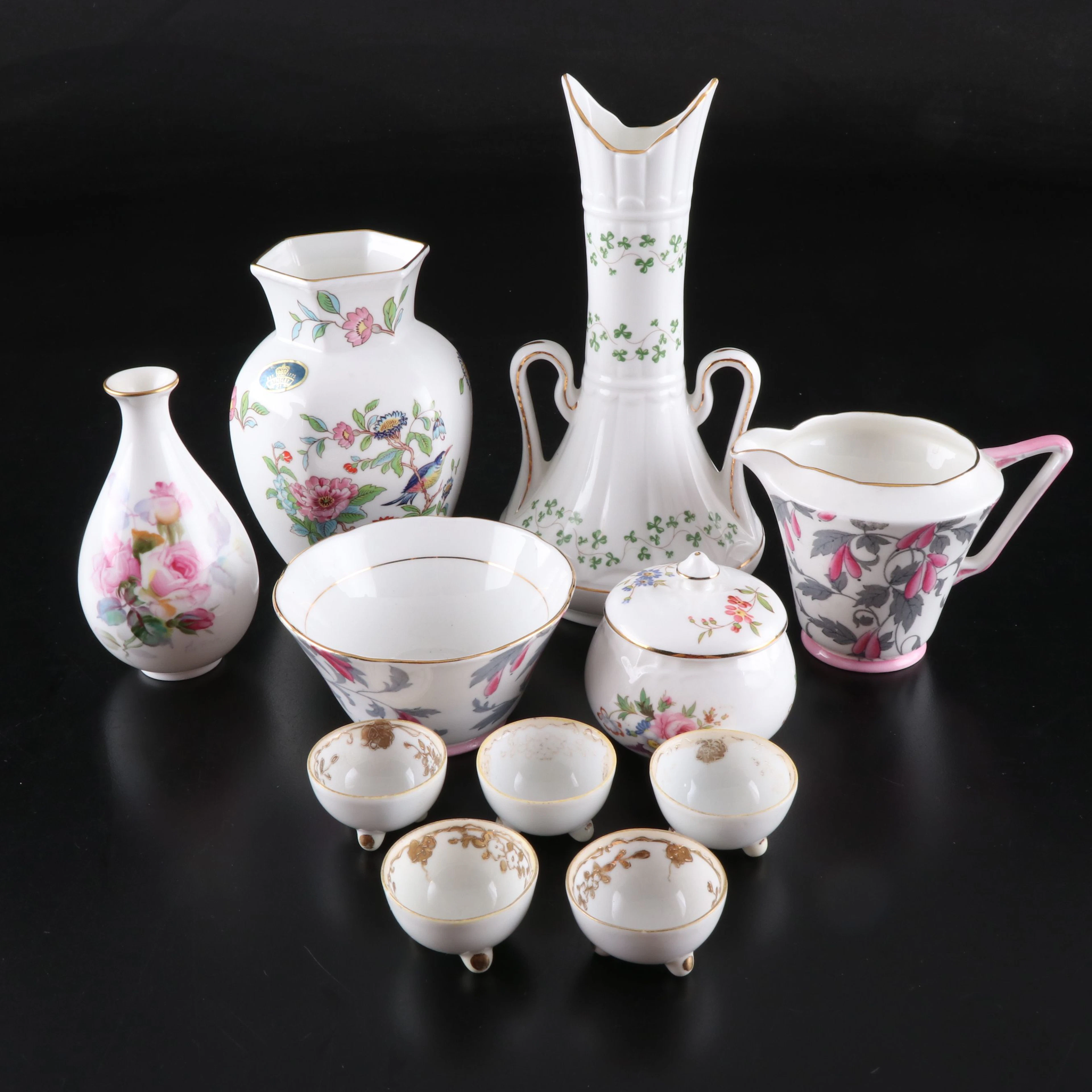 Aynsley "Pembroke" Bone China Vase with Royal Tara, Noritake and More Tableware