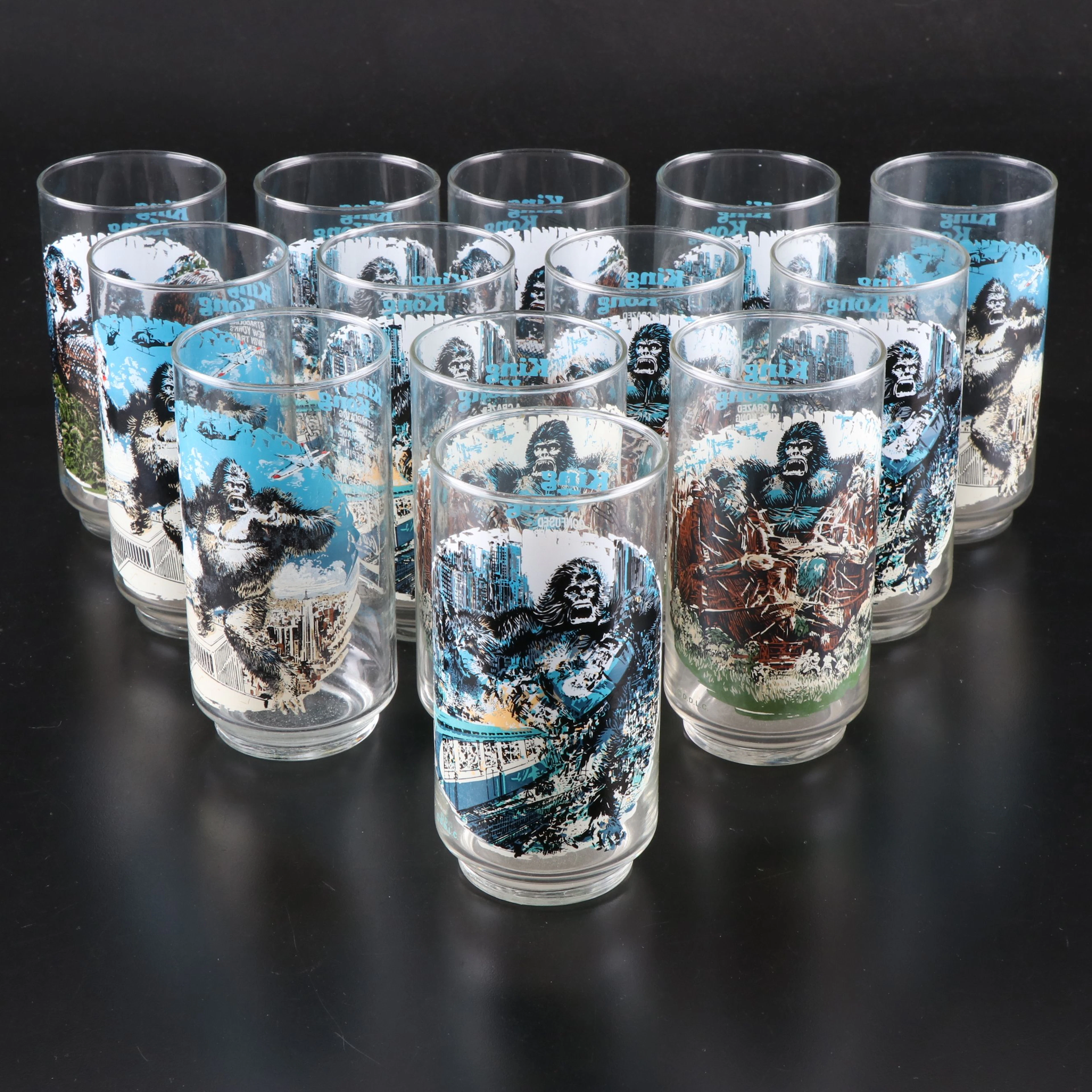 Coca-Cola "King Kong" Dino de Laurentiis Corp. Glass Tumblers