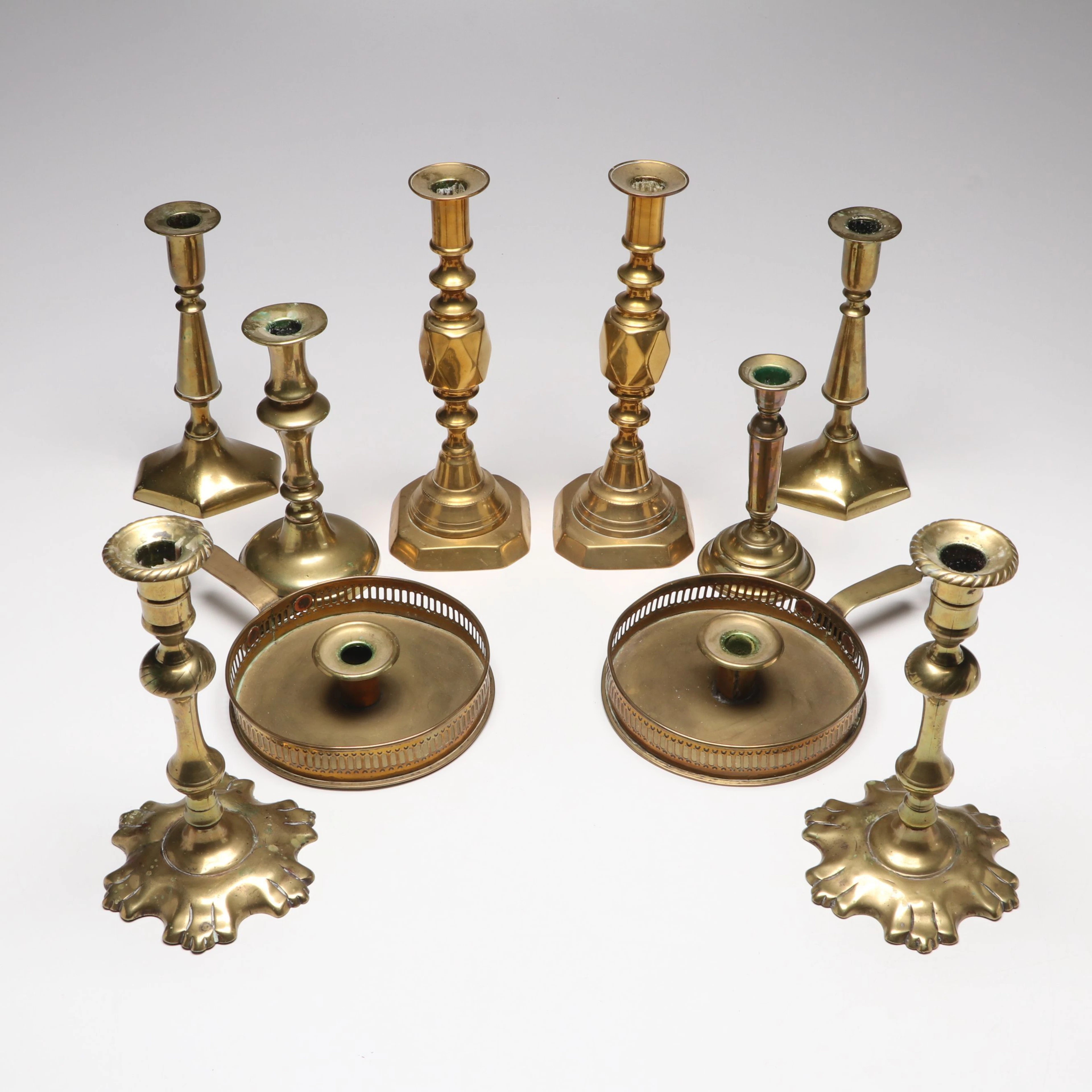 The Diamond Princess and Other Brass Candle Holders and Chambersticks