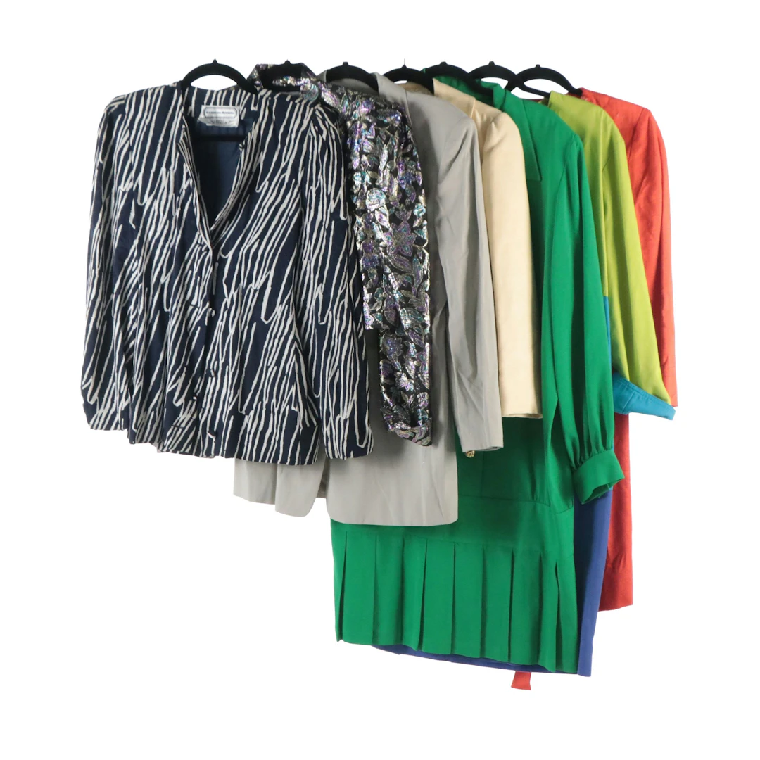 Carolina Herrera Silk, Vestimenta Wool & Other Jackets W N.R.1 Midi