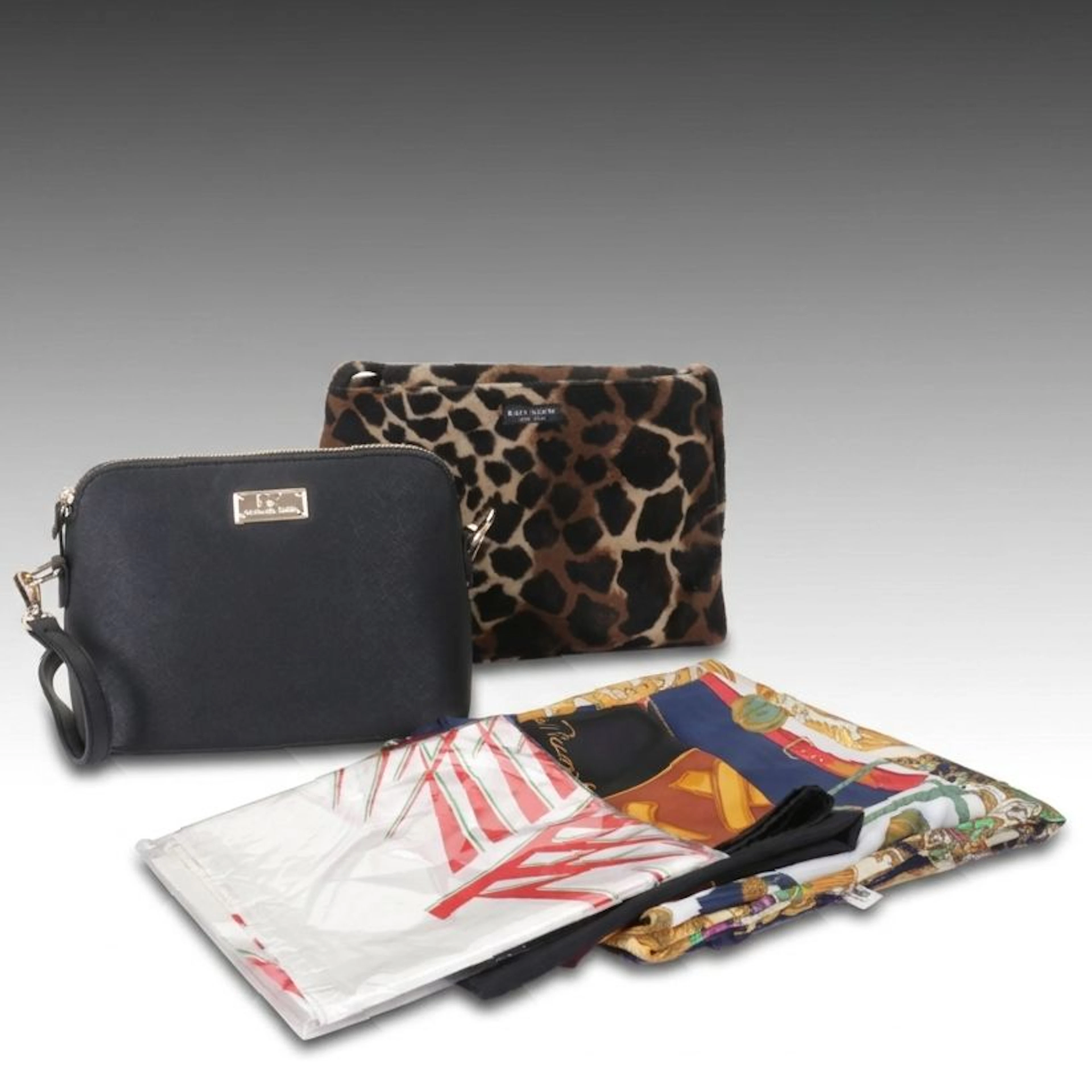 Arnaldo Pomodoro Silk Scarf, Kate Spade Animal Print Purse & More