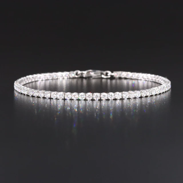 14K 2.91 CTW Lab Grown Diamond Line Bracelet