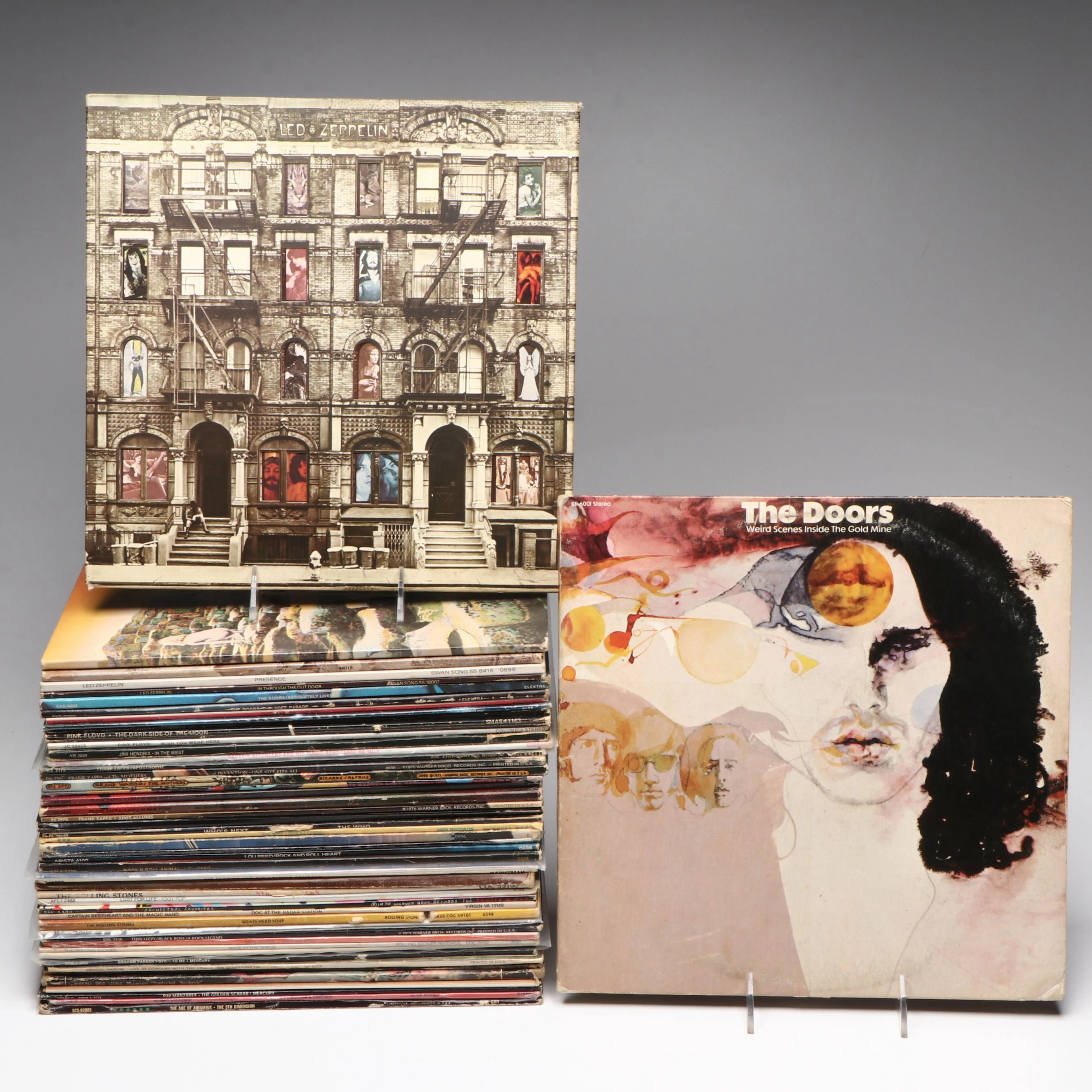 The Doors, Frank Zappa, Led Zeppelin and More 12" Vinyl Record Albums