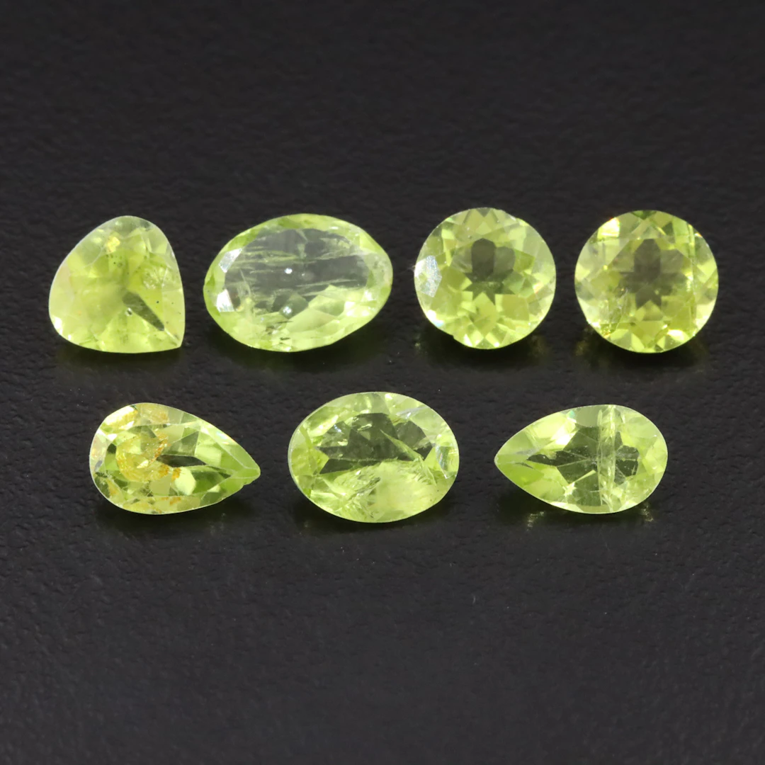 Loose 8.11 CTW Peridot Melee