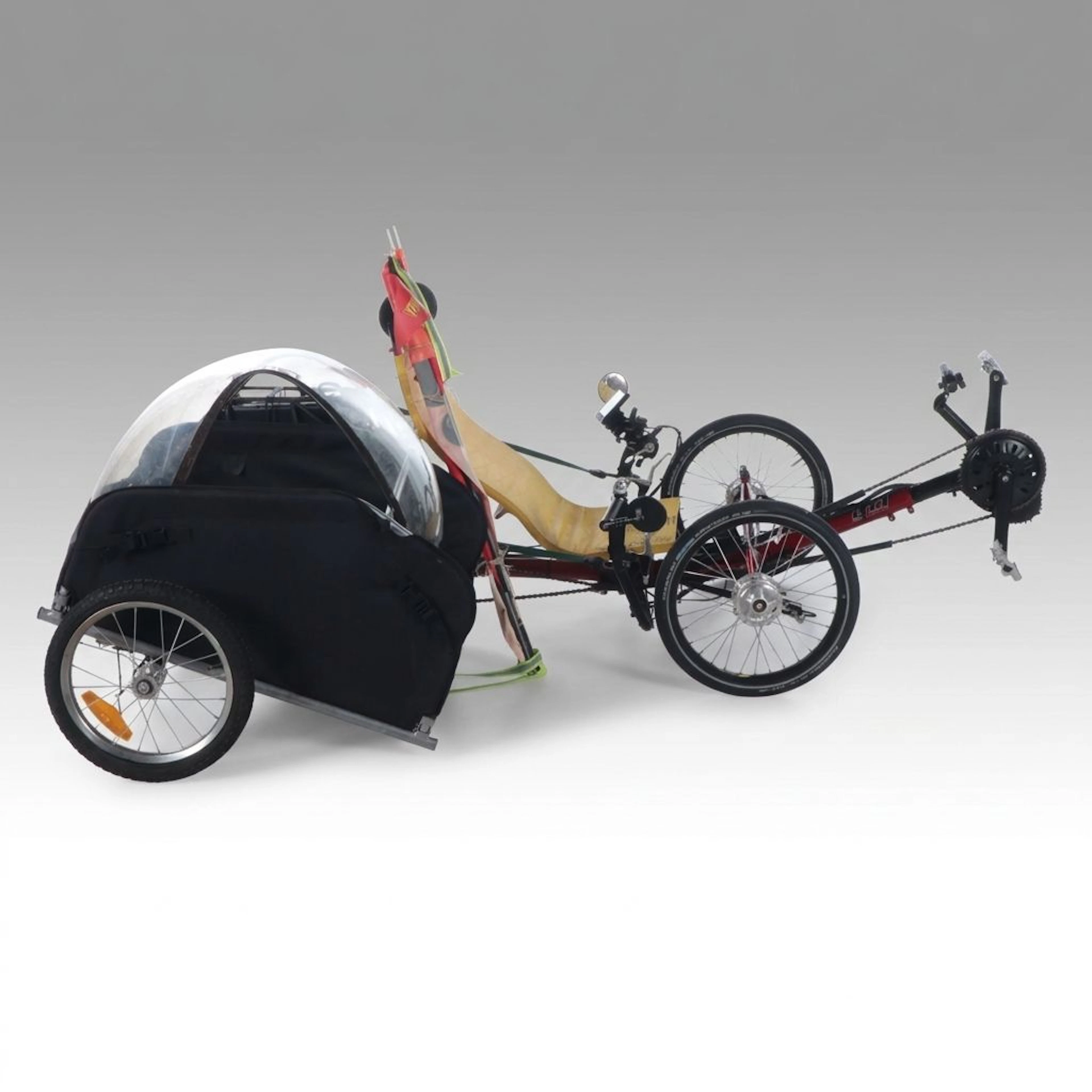 Greenspeed Recumbent Trike with Zipper Trailer