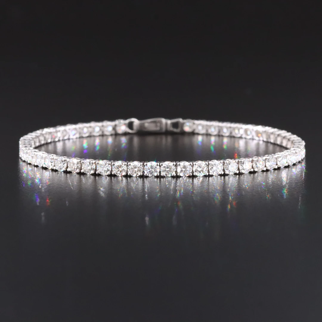 14K 4.68 CTW Diamond Line Bracelet