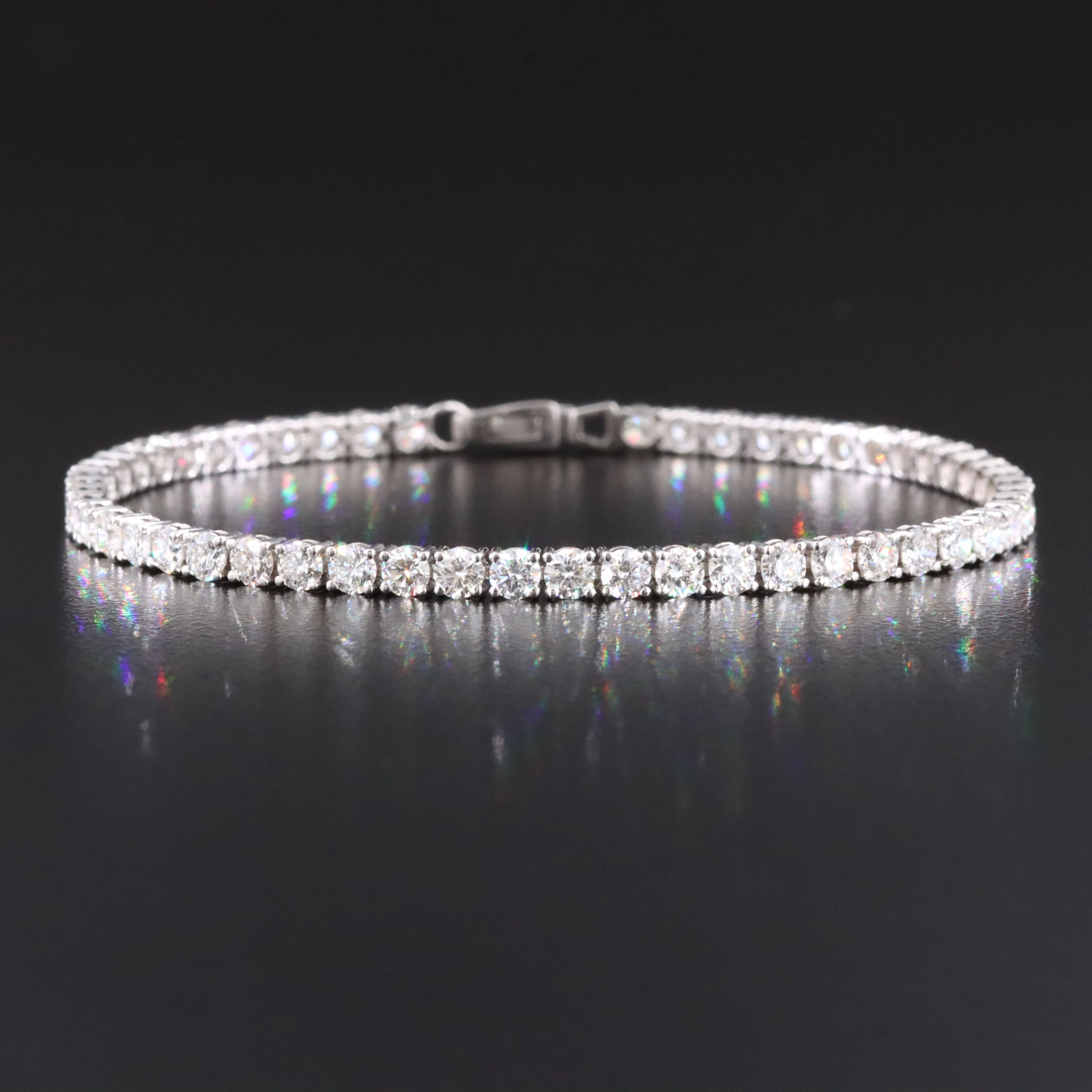 14K 4.68 CTW Diamond Line Bracelet