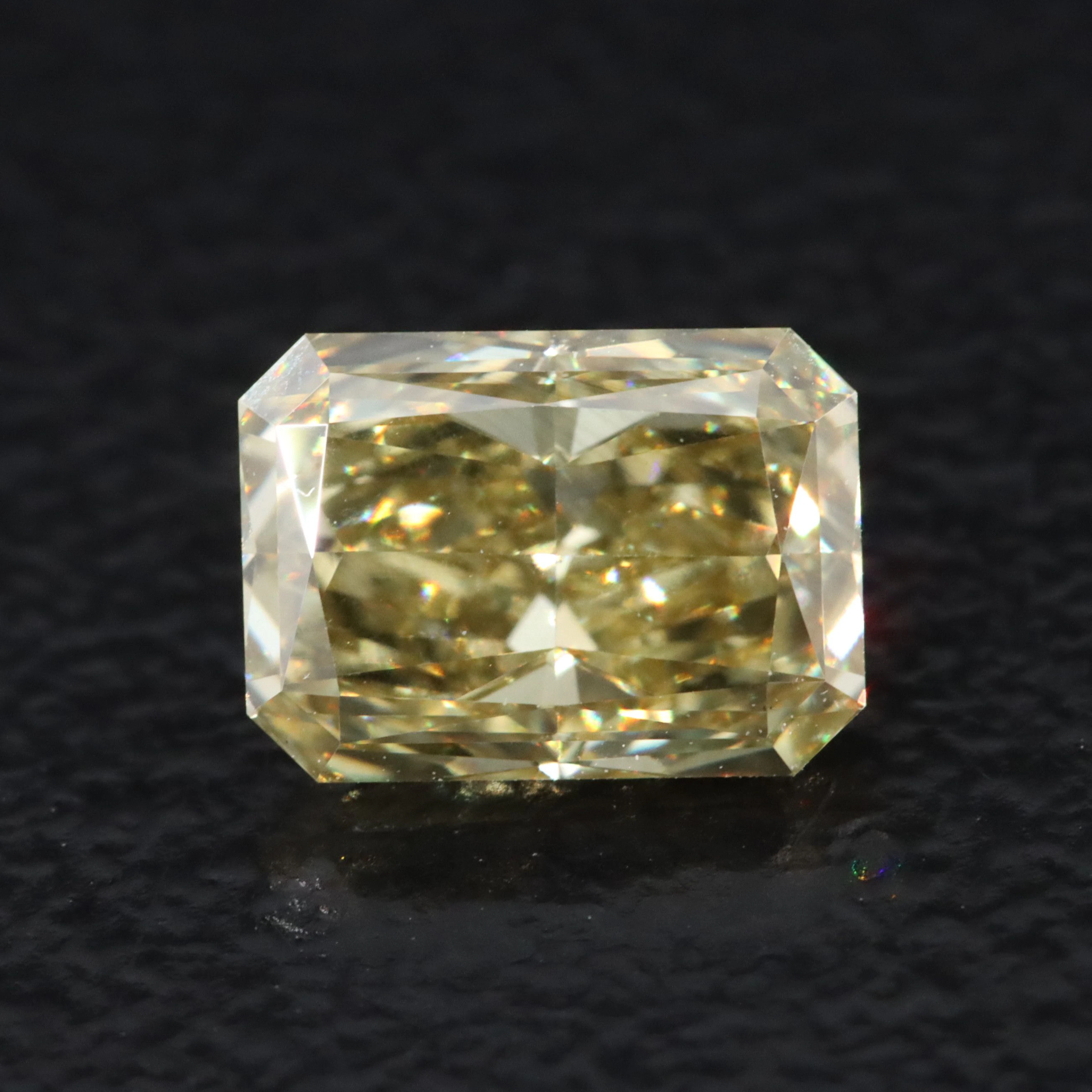 Loose 1.06 CT Lab Grown Fancy Yellow Diamond