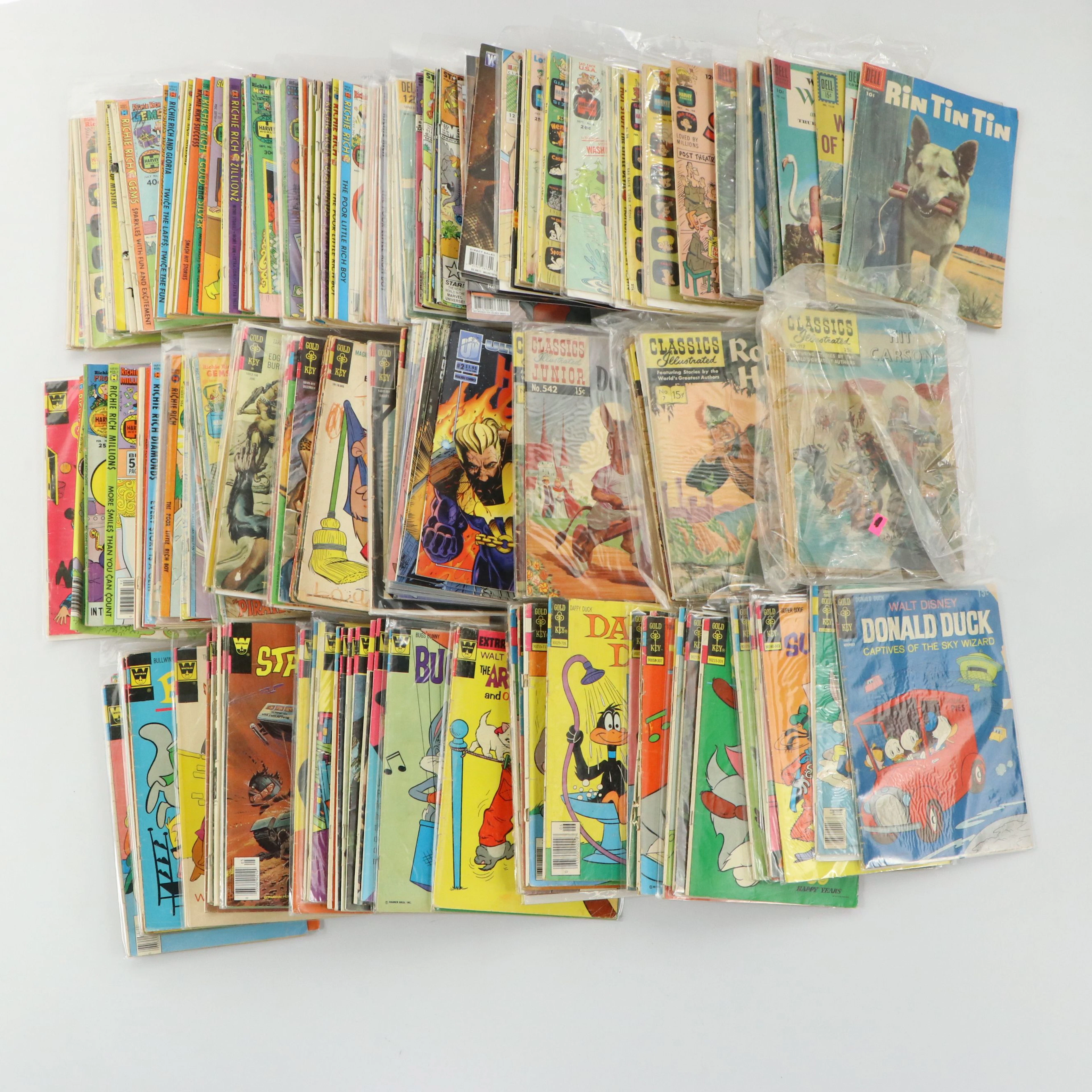 "Donald Duck," "Kit Carson," "Rin Tin Tin" and More Comic Books