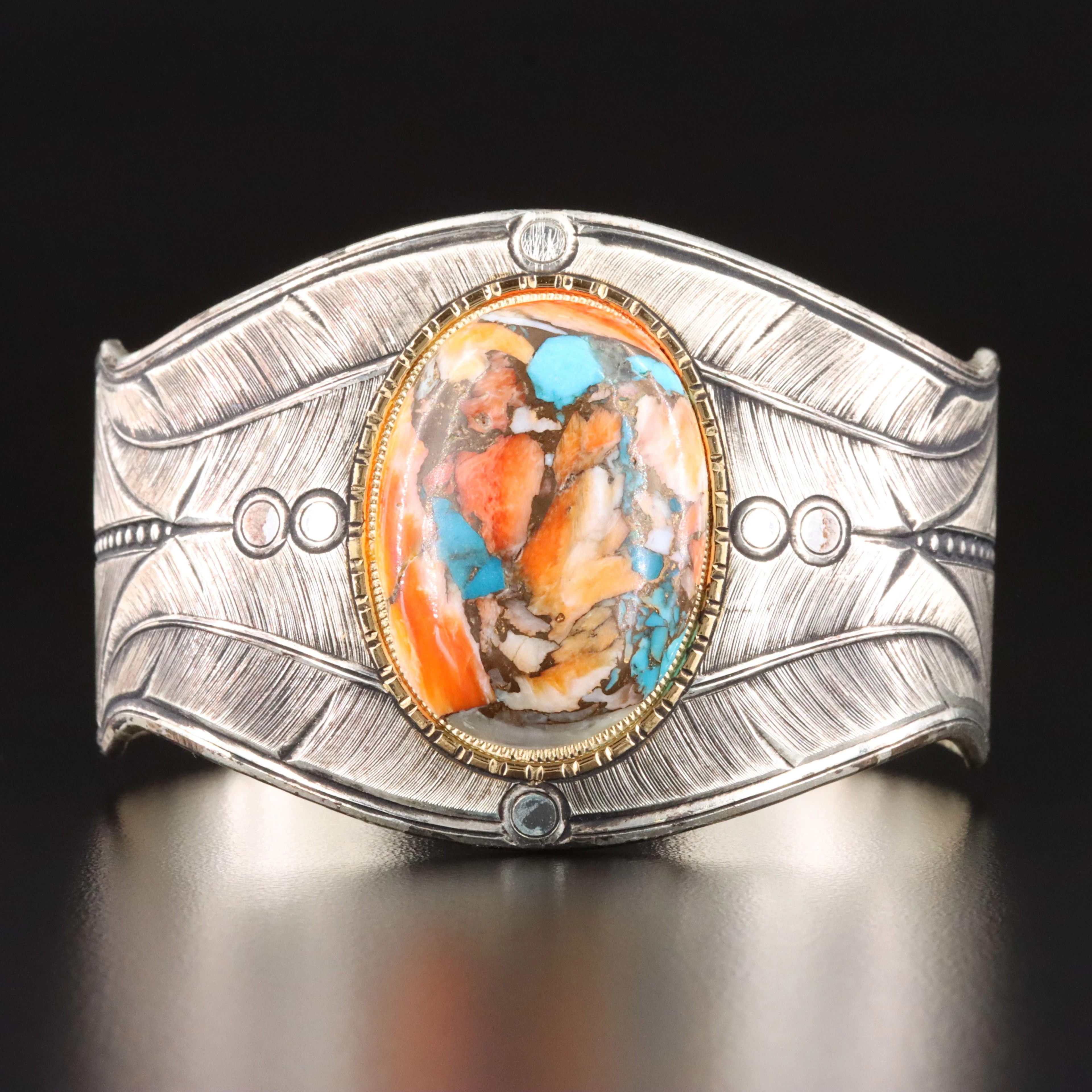 Montana Silversmiths Composite Stone Cuff