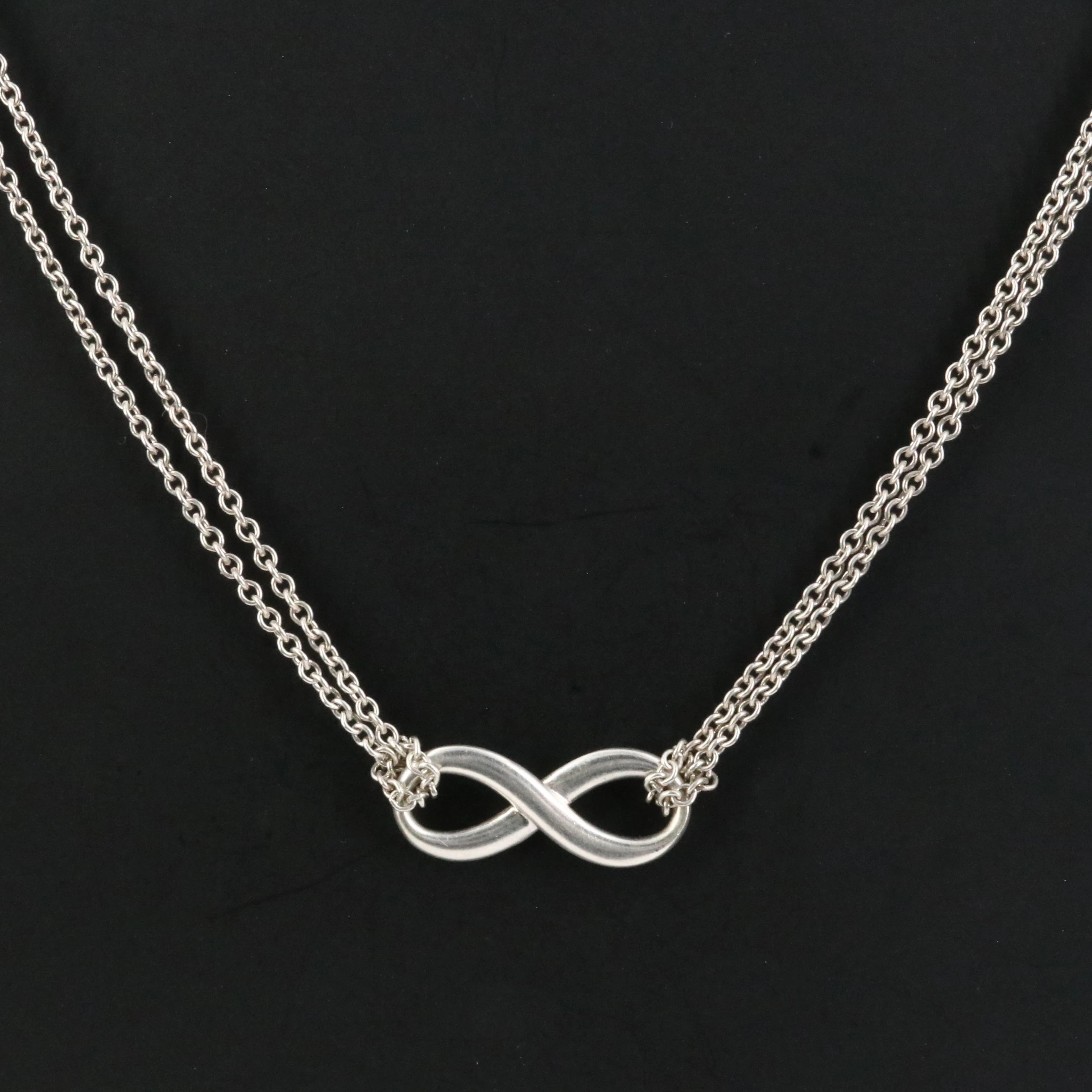 Tiffany & Co. Sterling Infinity Necklace