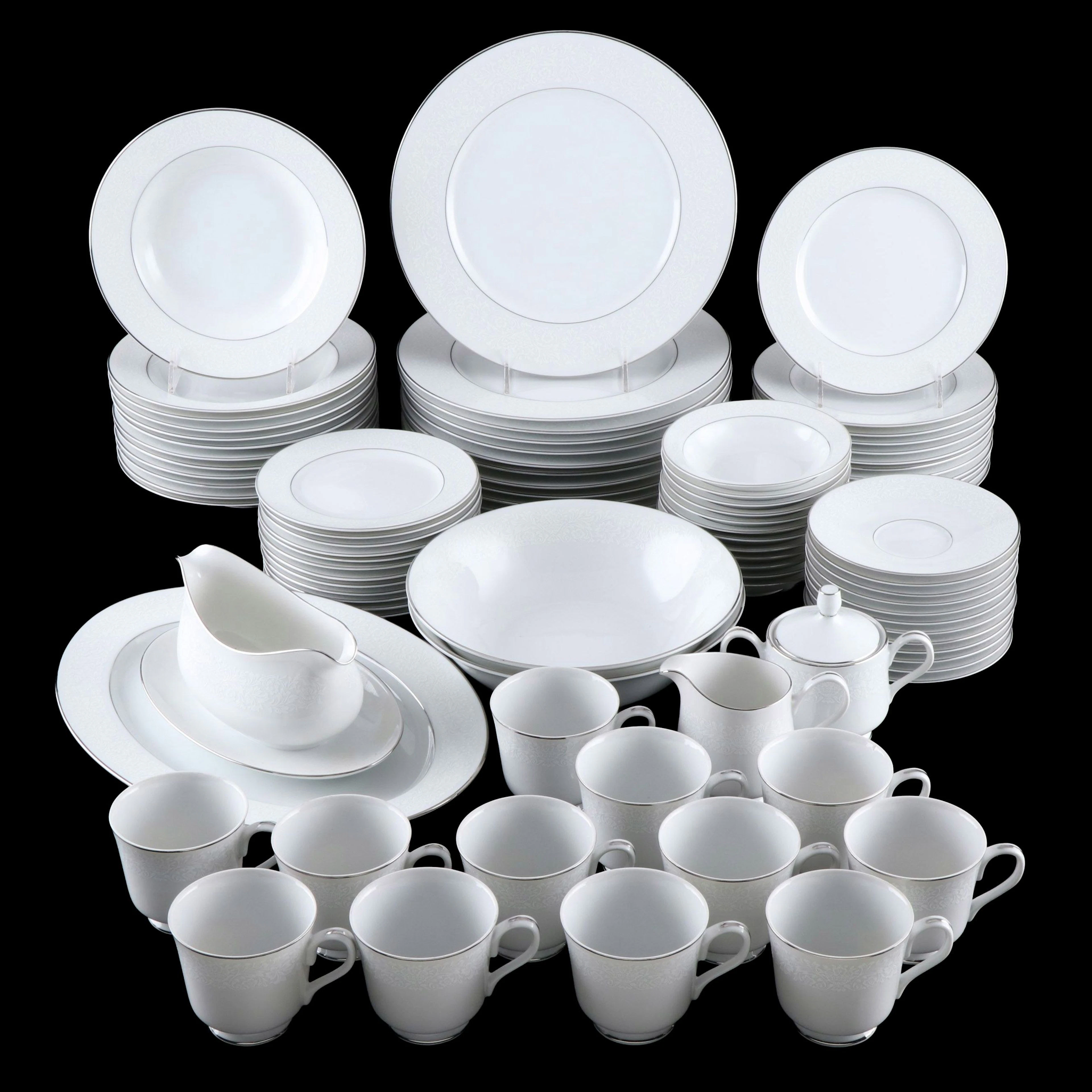Four Crown "Southampton" Porcelain Dinnerware, 1968–1984