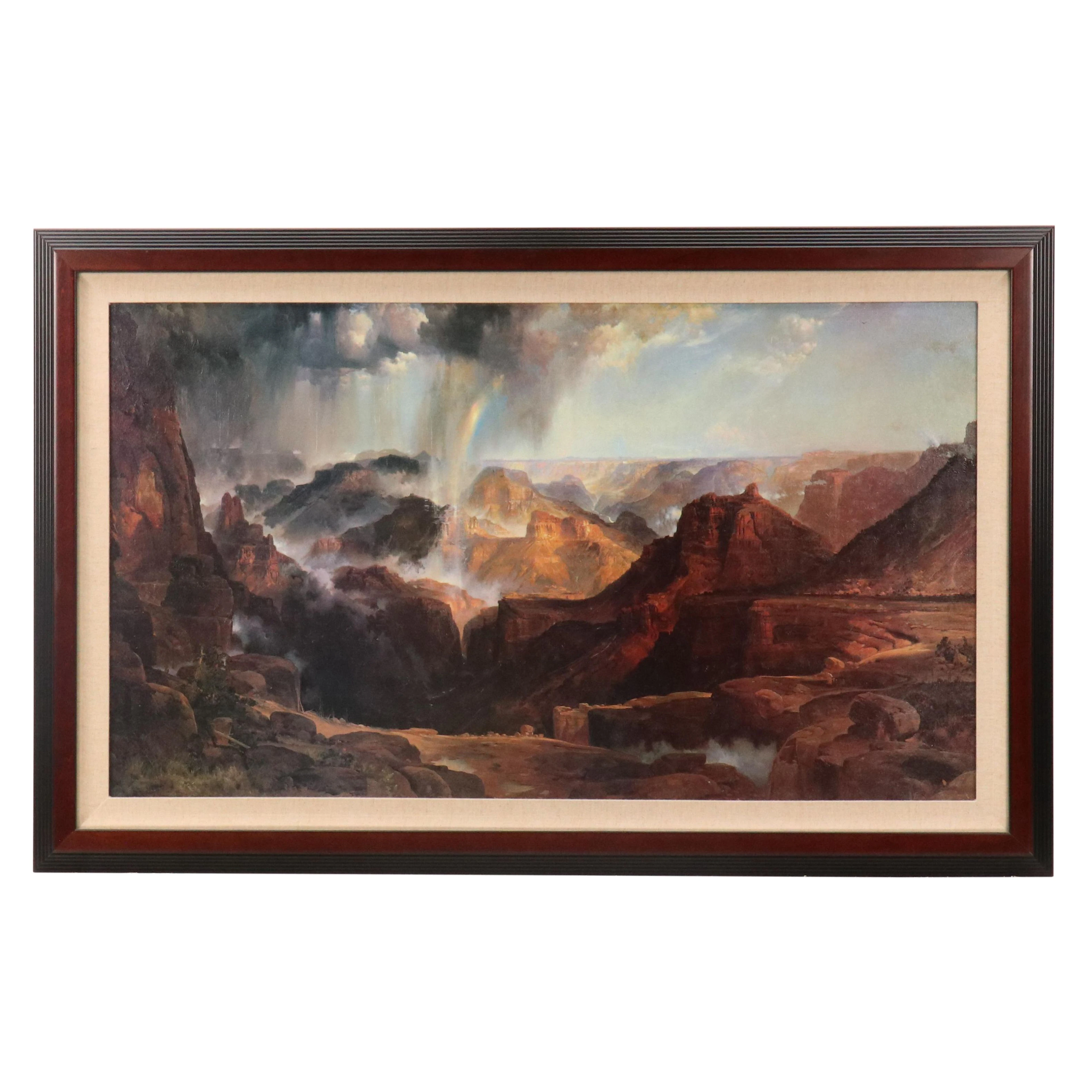 Offset Lithograph After Thomas Moran "Chasm of the Colorado," Late 20th–21st C.