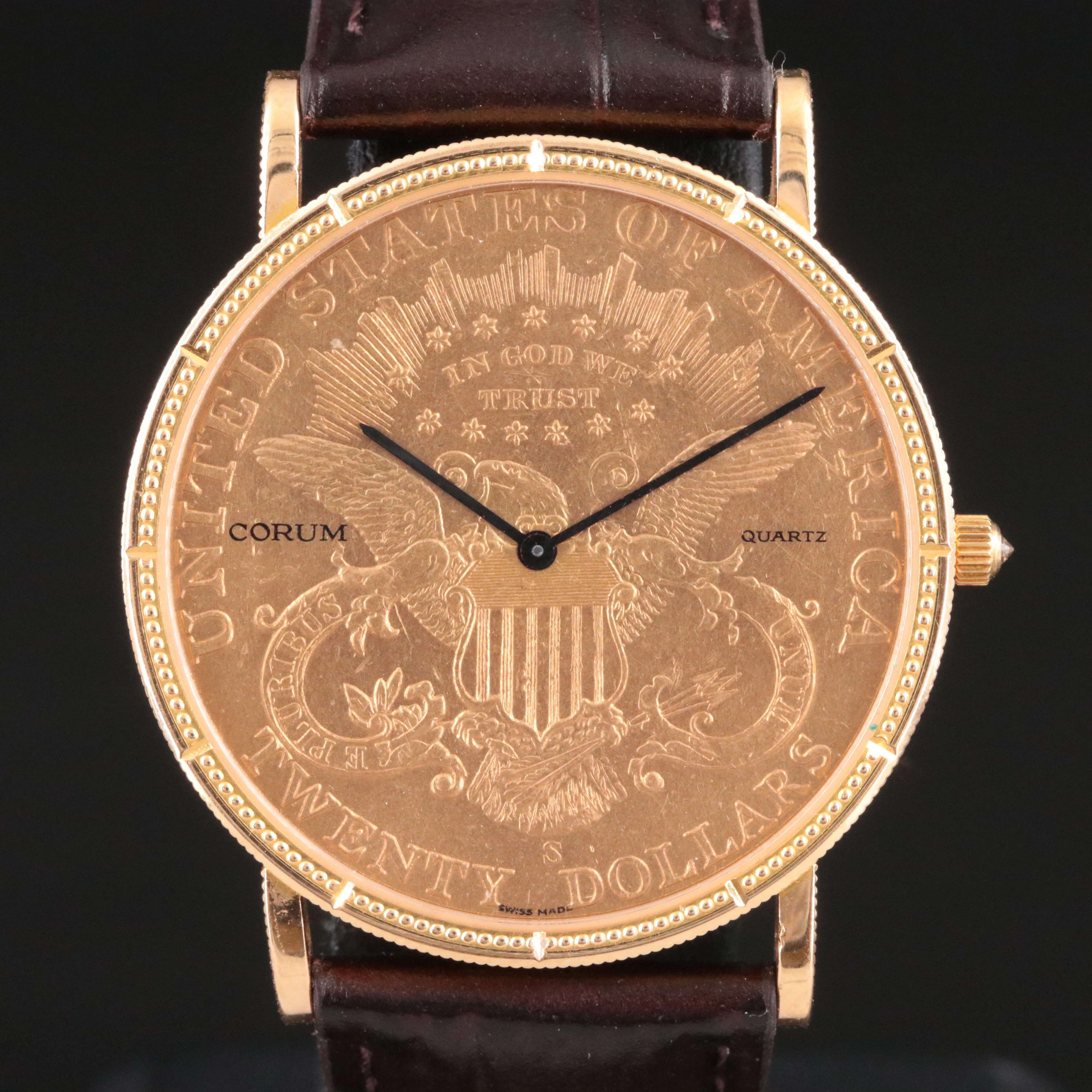 Corum 1895 Twenty Dollar Double Eagle Quartz Watch