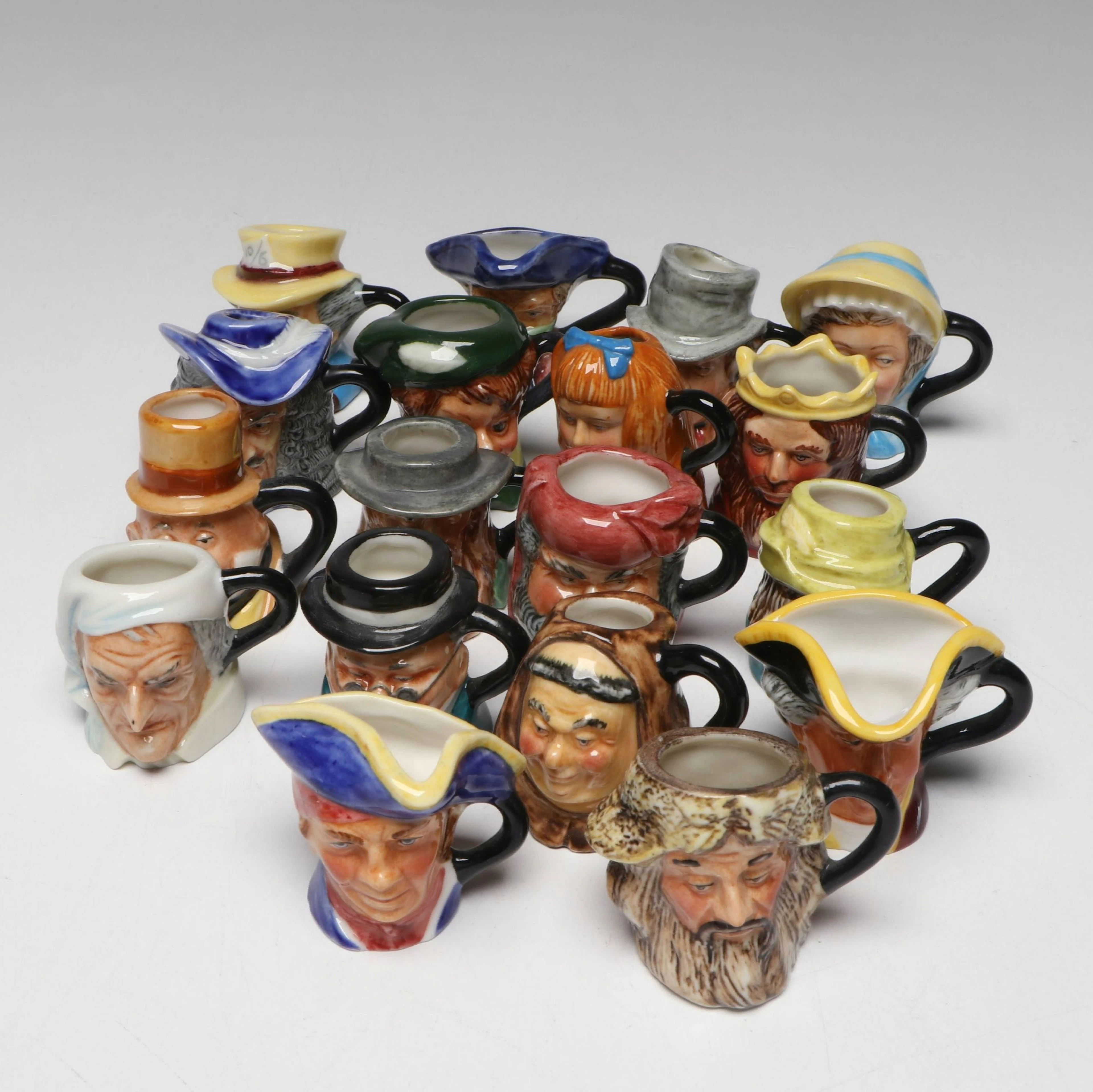 Peter Jackson for Franklin Mint Miniature Character Mugs, 1980s