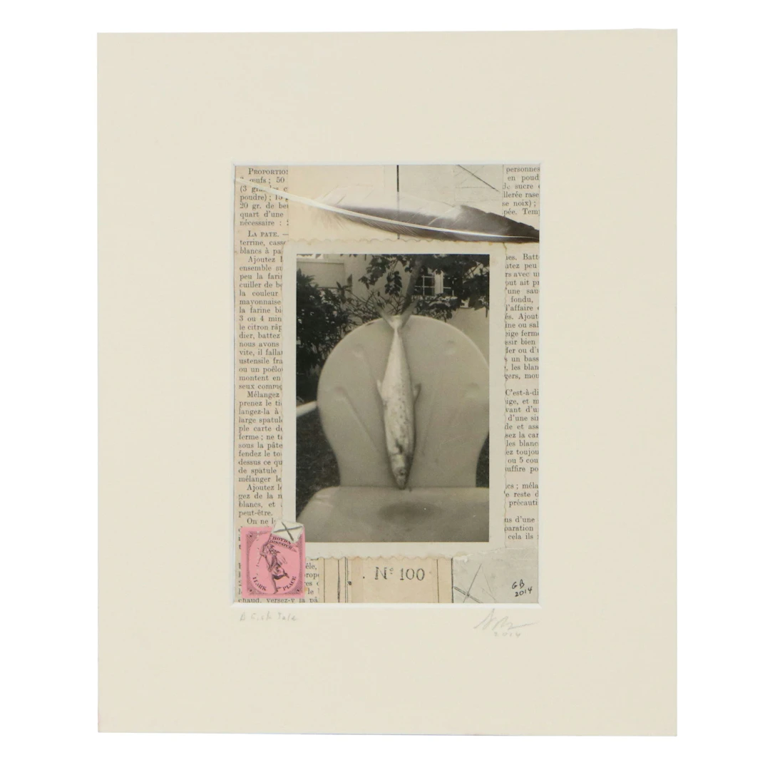 Glenn Bernstein Photo-Collage "A Fish Tale," 2014
