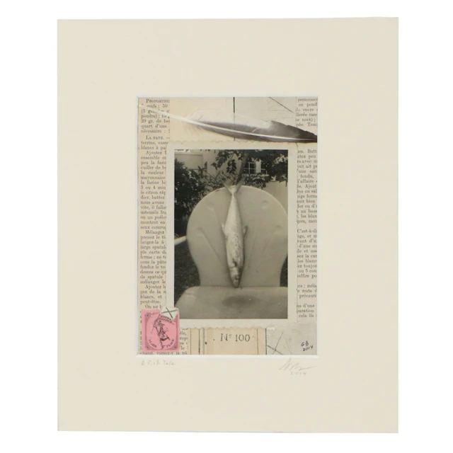 Glenn Bernstein Photo-Collage "A Fish Tale," 2014