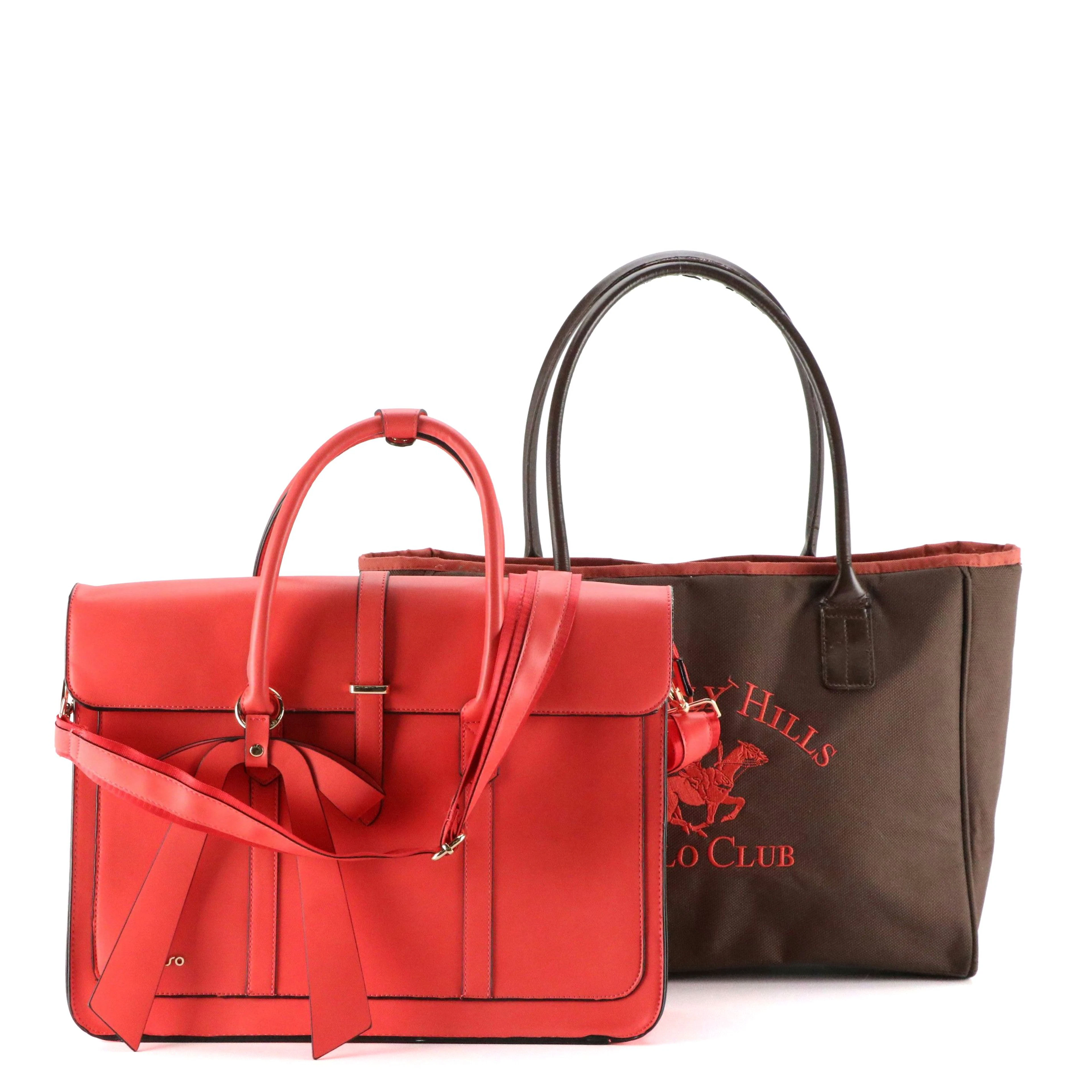 Mosiso Two-Way Laptop Travel Bag and Beverly Hills Polo Club Zip Tote