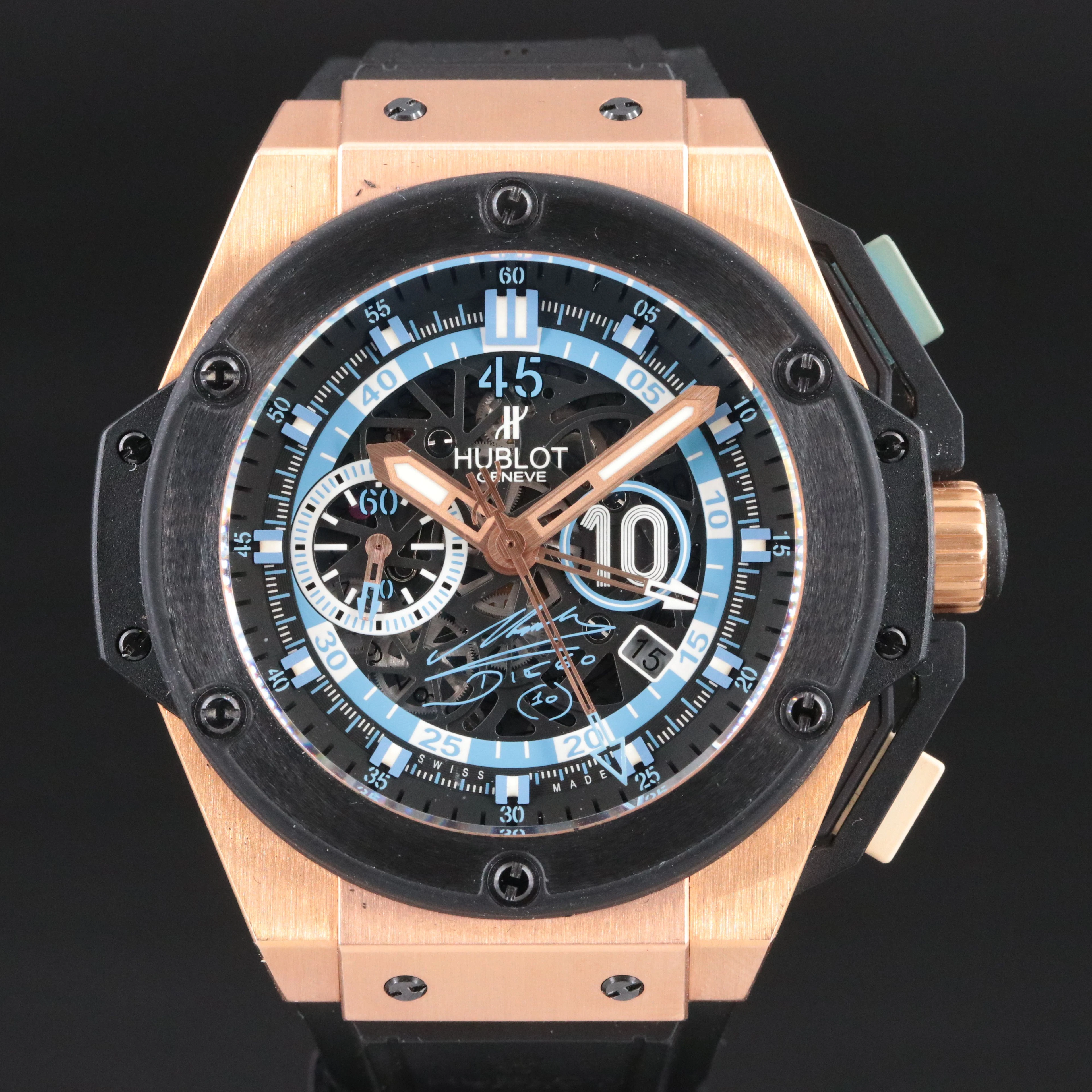 Hublot Big Bang King Power Diego Maradona II 18K & Ceramic Watch c.2012