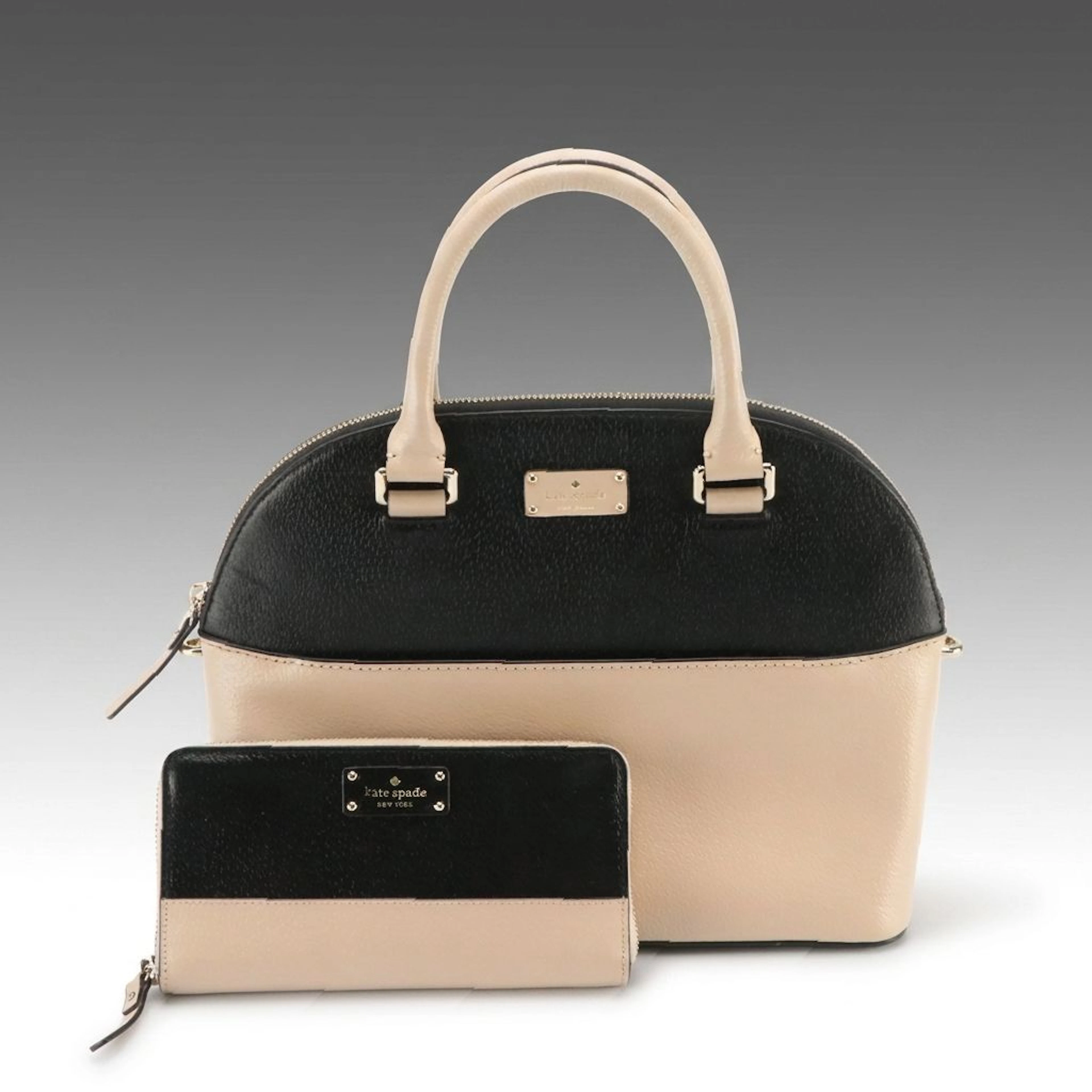 Kate Spade Grove Street Carli Bag and Neda Wallet in Color Block Leather