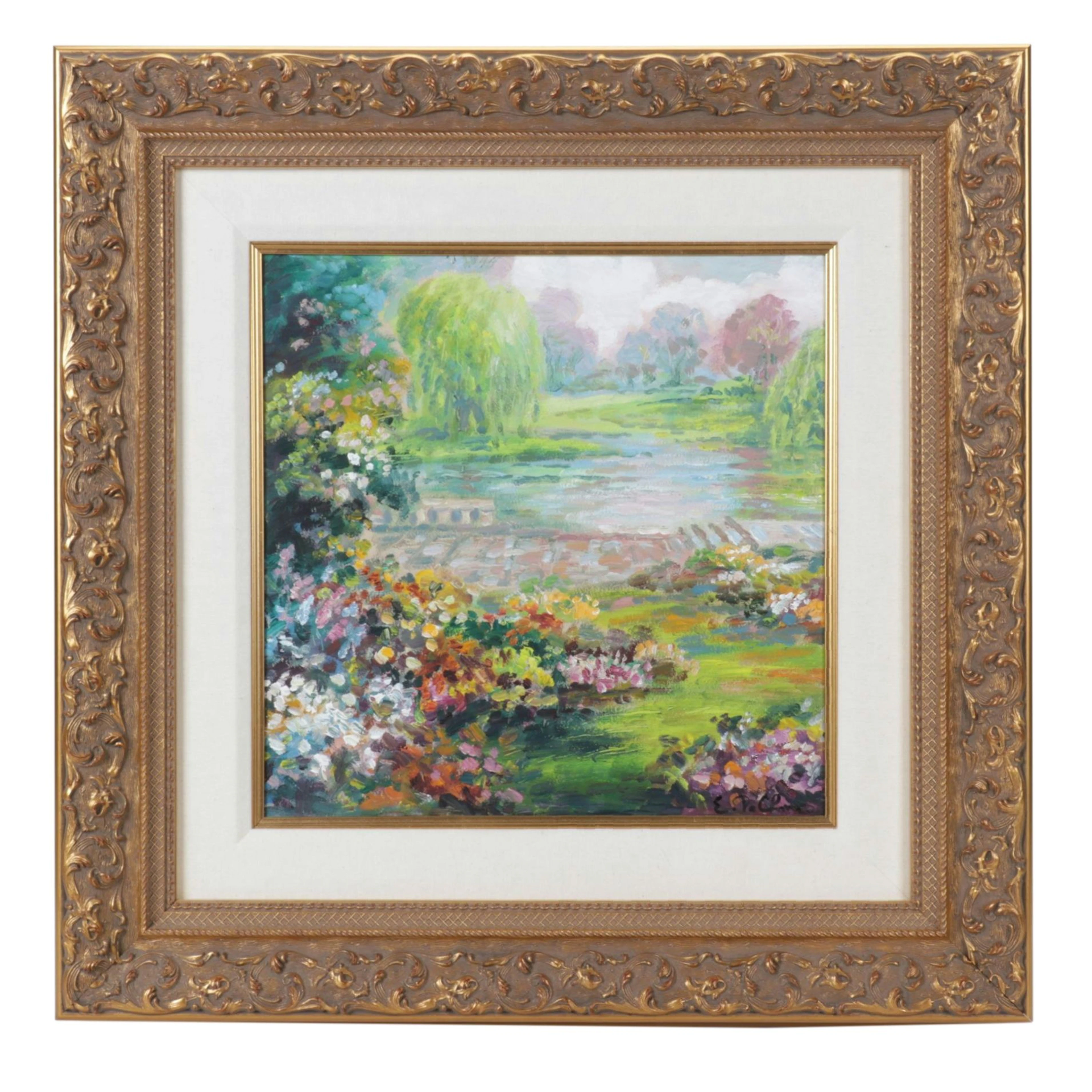Impressionist Style Landscape Oil Painting