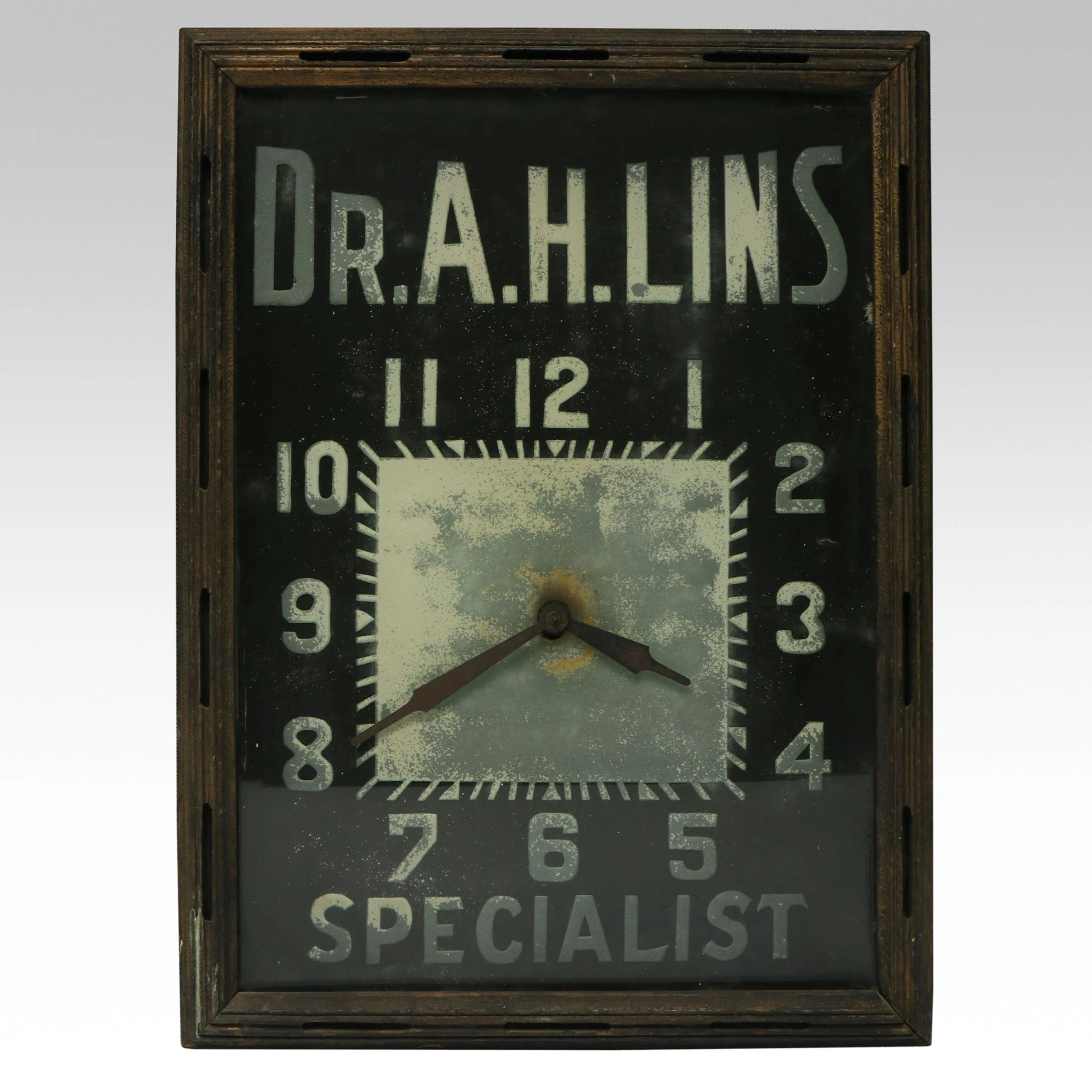 Art Deco Style Advertising Wall Clock, Early 20th Century