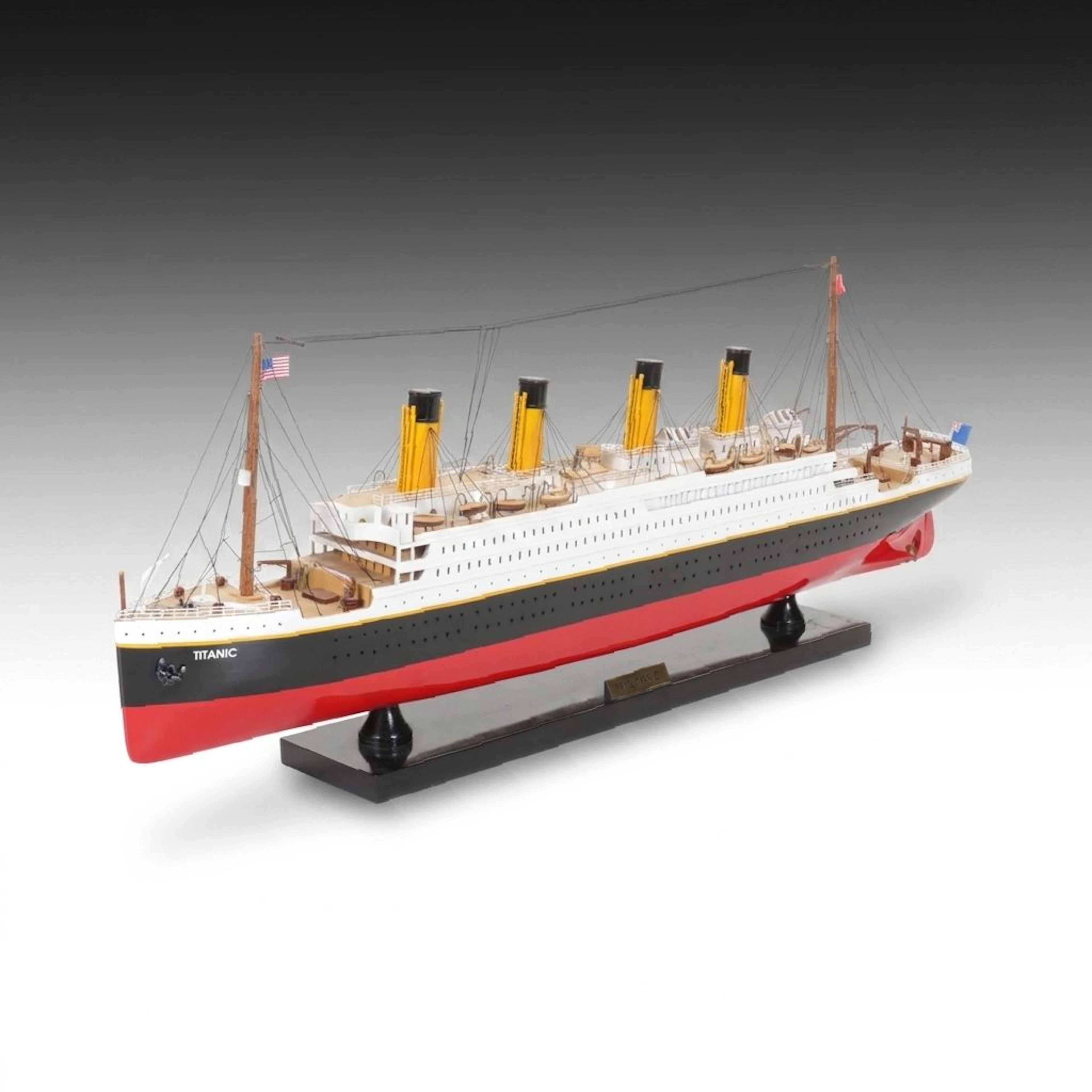 Handcrafted "RMS Titanic" Wooden Model