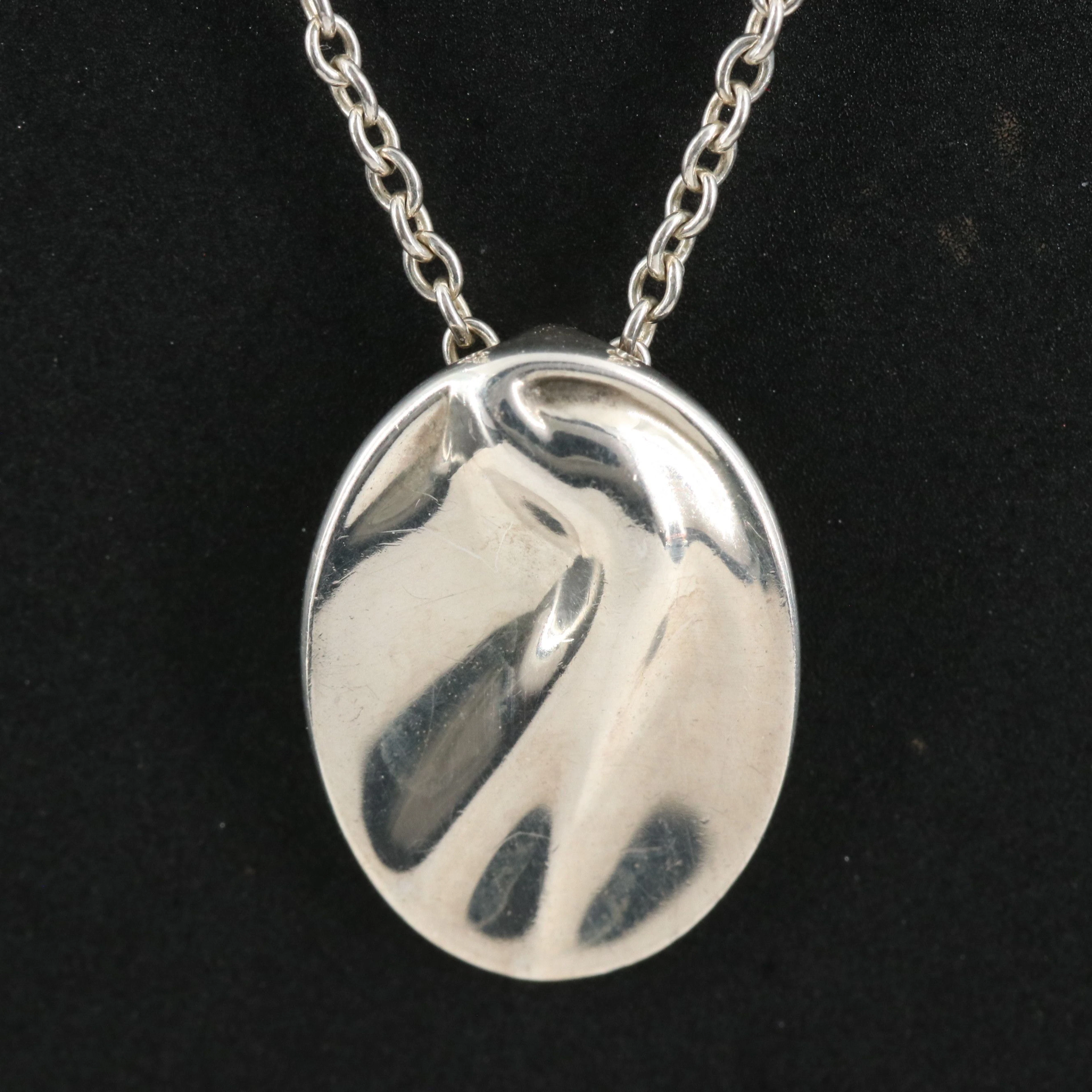 Elsa Peretti for Tiffany & Co. Sterling Aquarius Zodiac Necklace