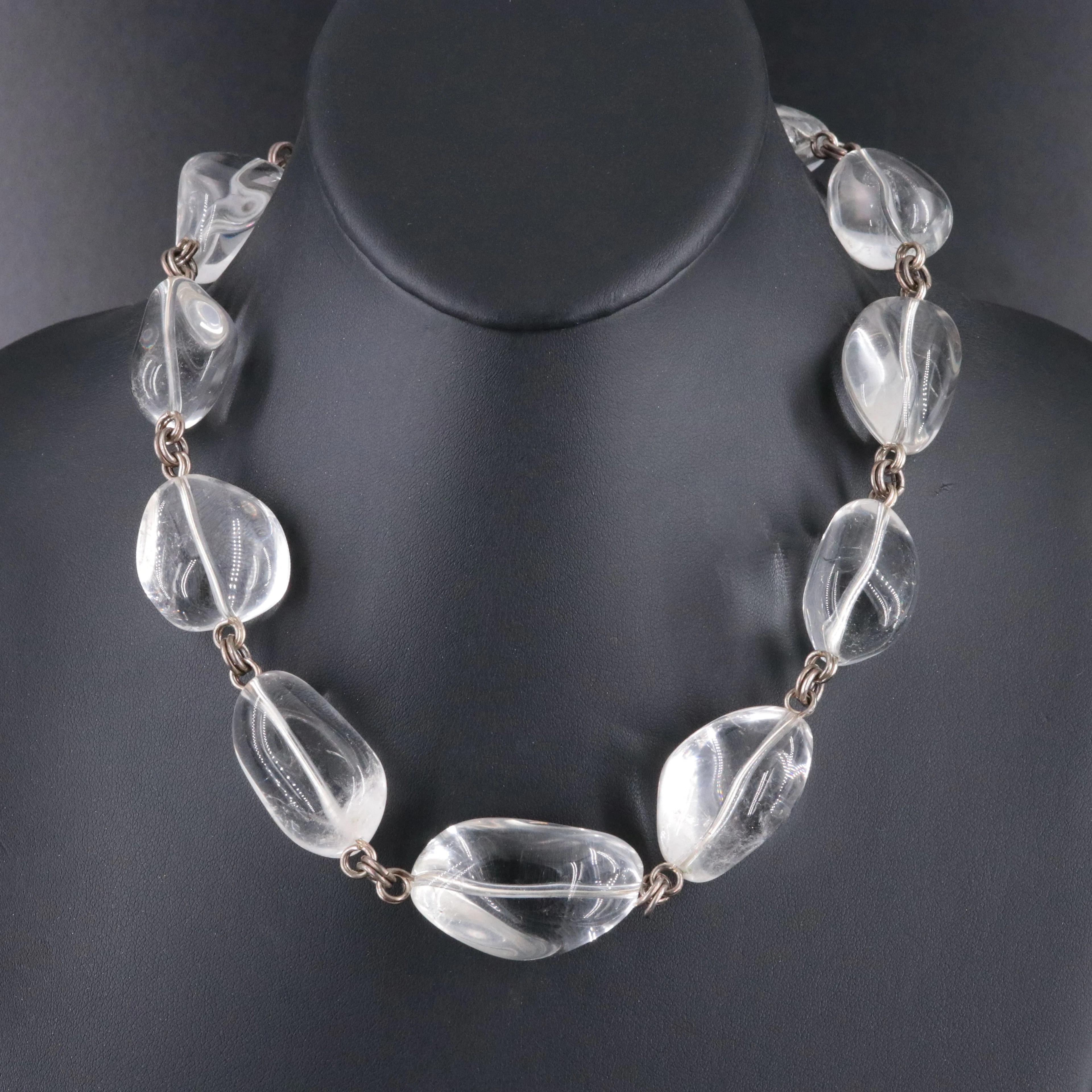 Stephen Dweck Sterling Quartz Necklace