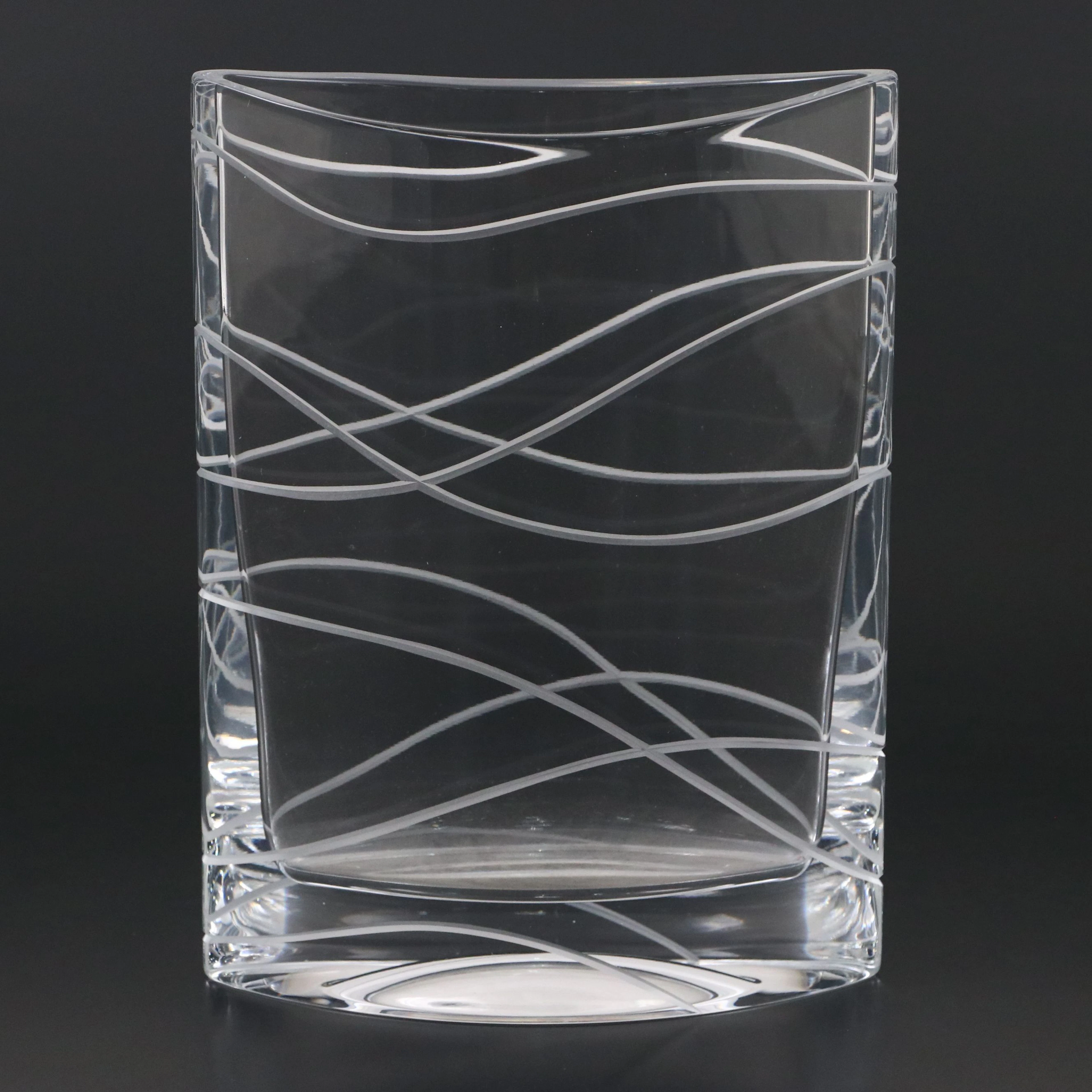 Karim Rashid for Nambé "Motus" Crystal Pocket Vase