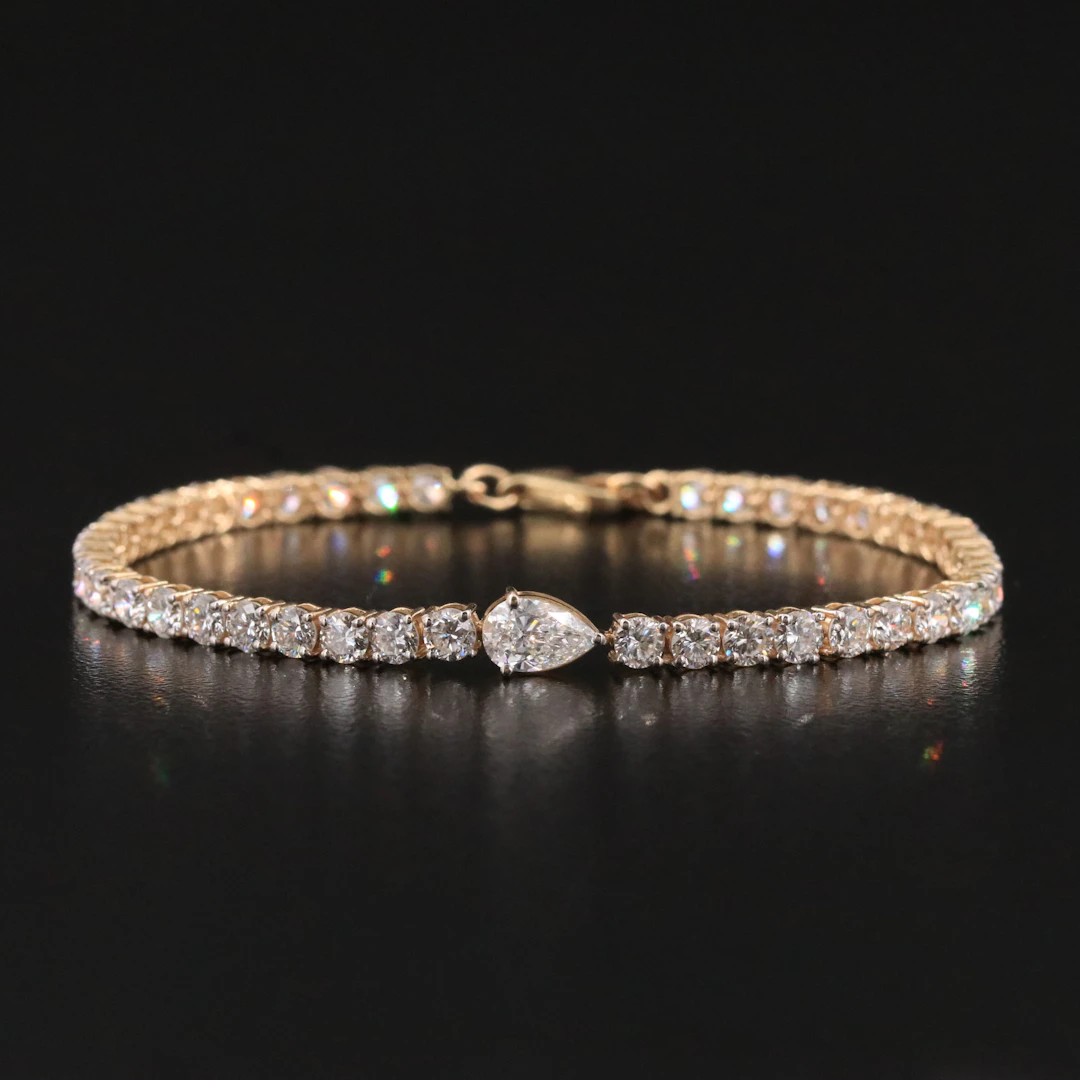 14K 5.56 CTW Lab Grown Diamond Bracelet