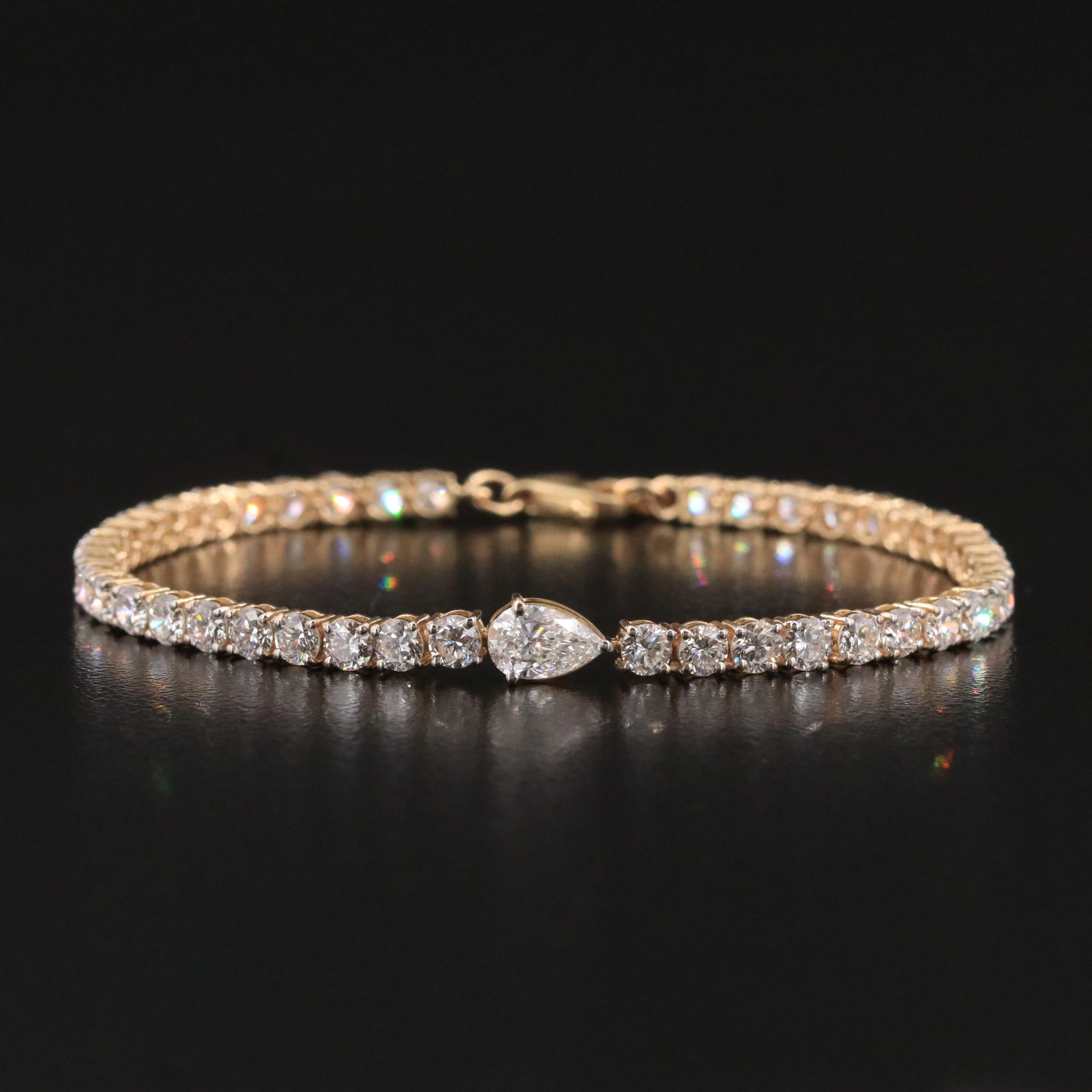 14K 5.56 CTW Lab Grown Diamond Bracelet