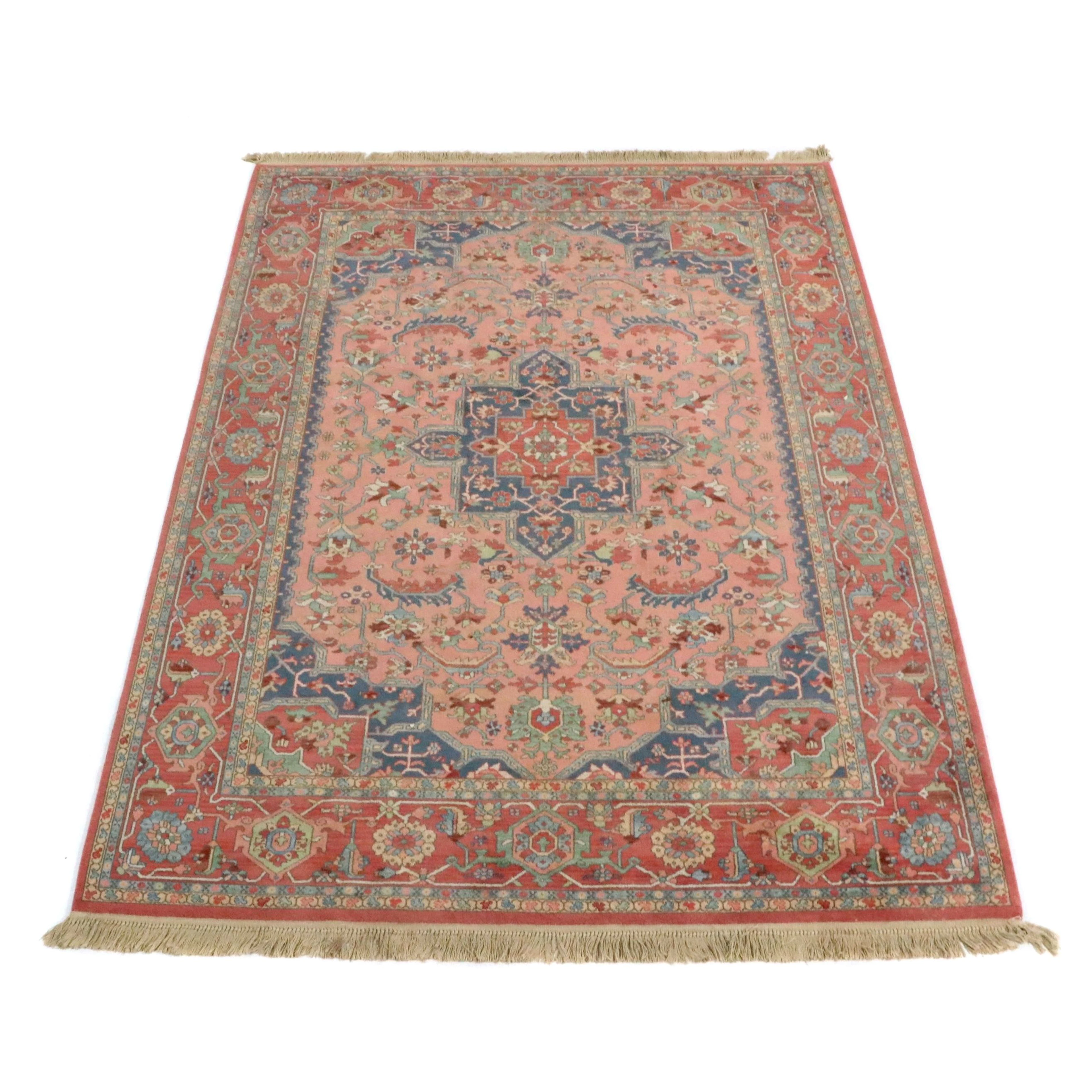 8'9 x 12'9 Machine Made Karastan "Medallion Serapi" Room-Sized Rug