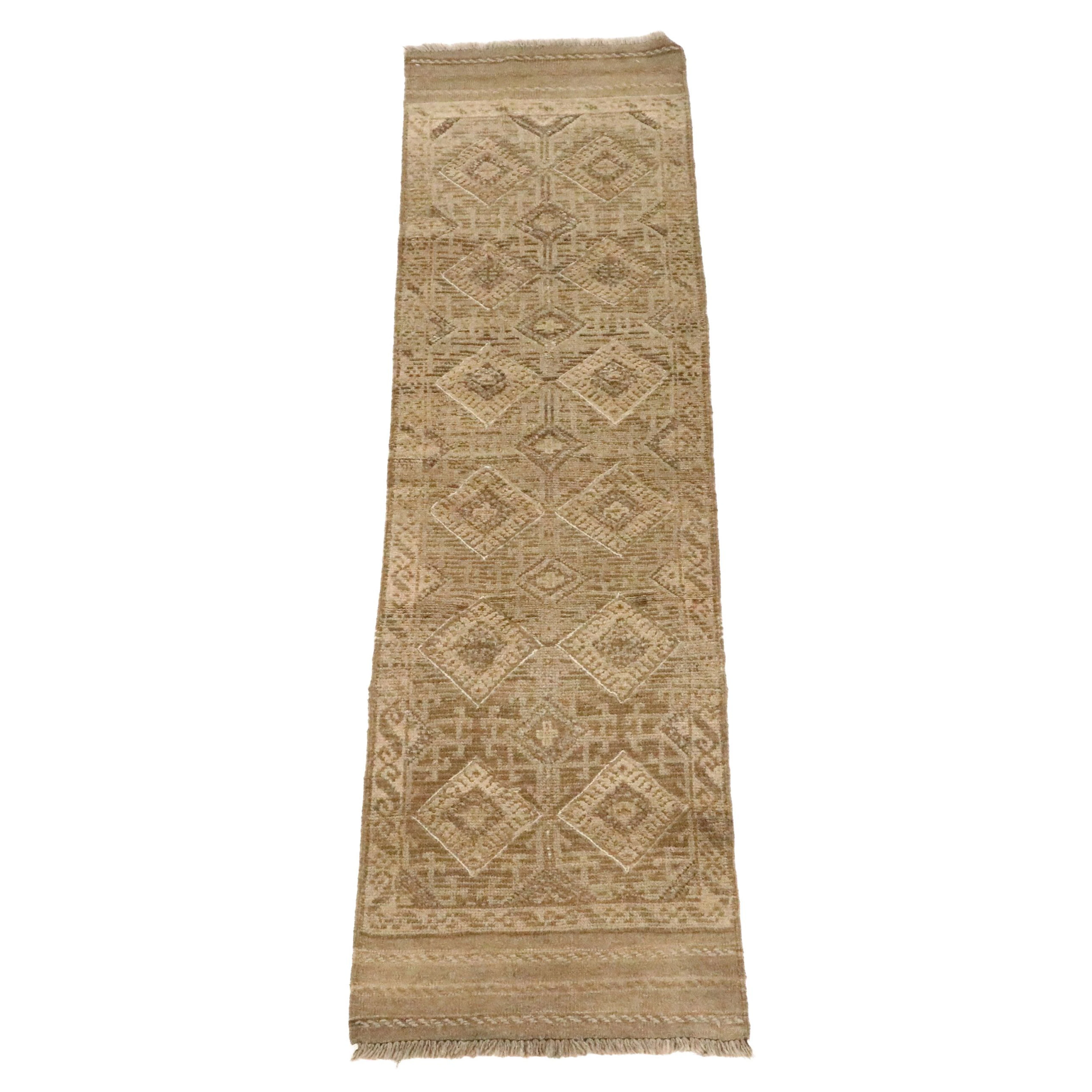 2' x 8'2 Handwoven Afghan Mashwani Carpet Runner