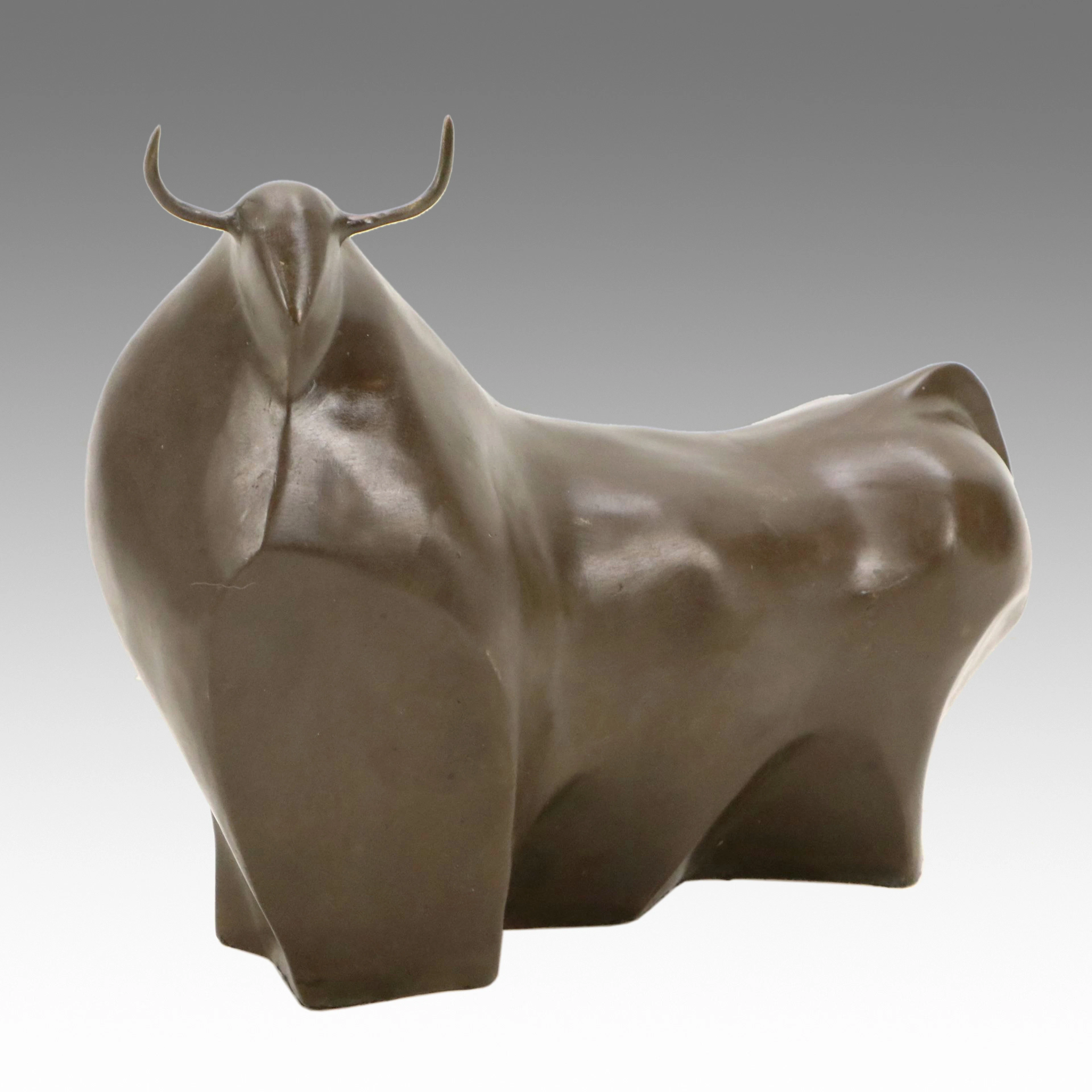 After Fernando Botero Bronze Sculpture "The Bull"