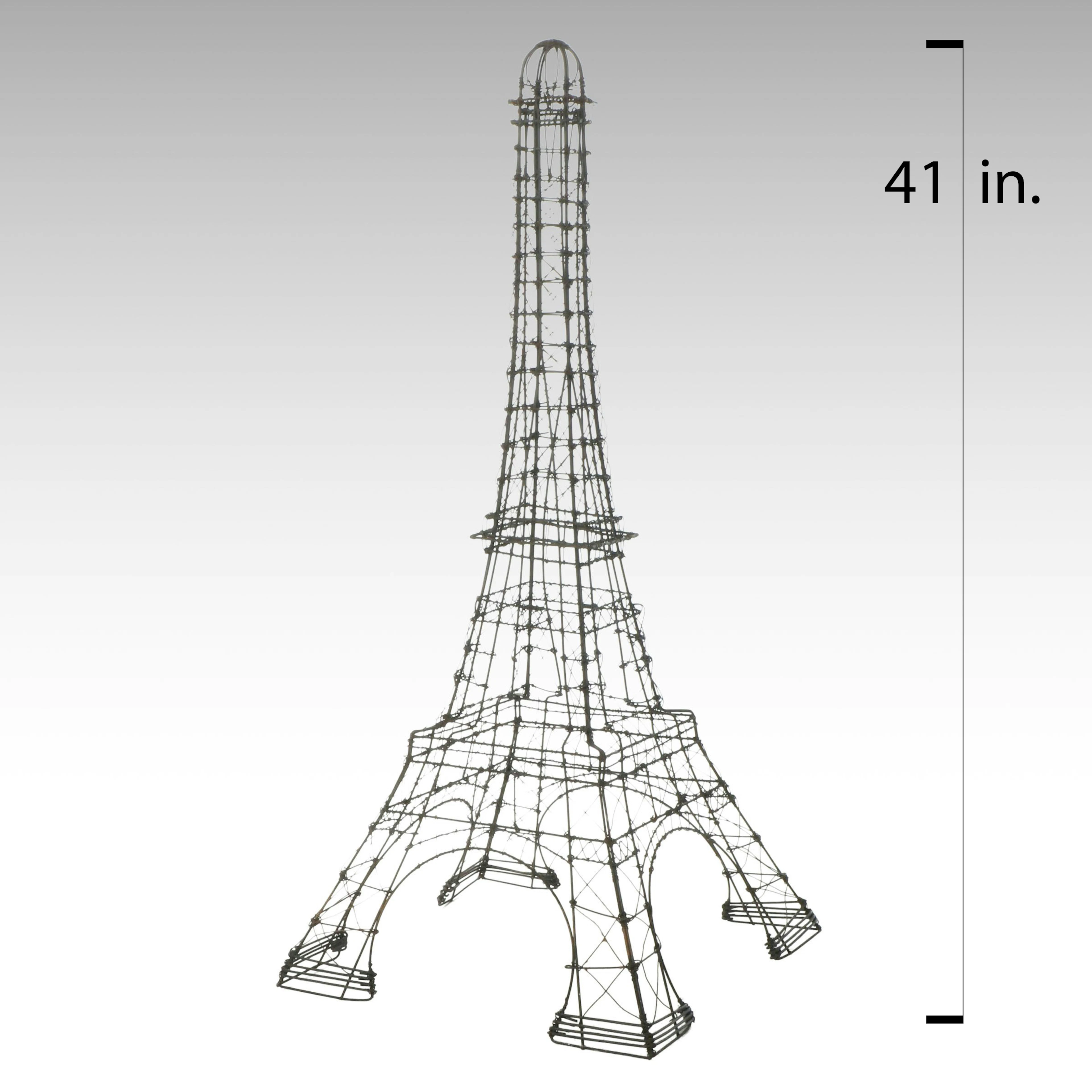 Wire Eiffel Tower Sculpture
