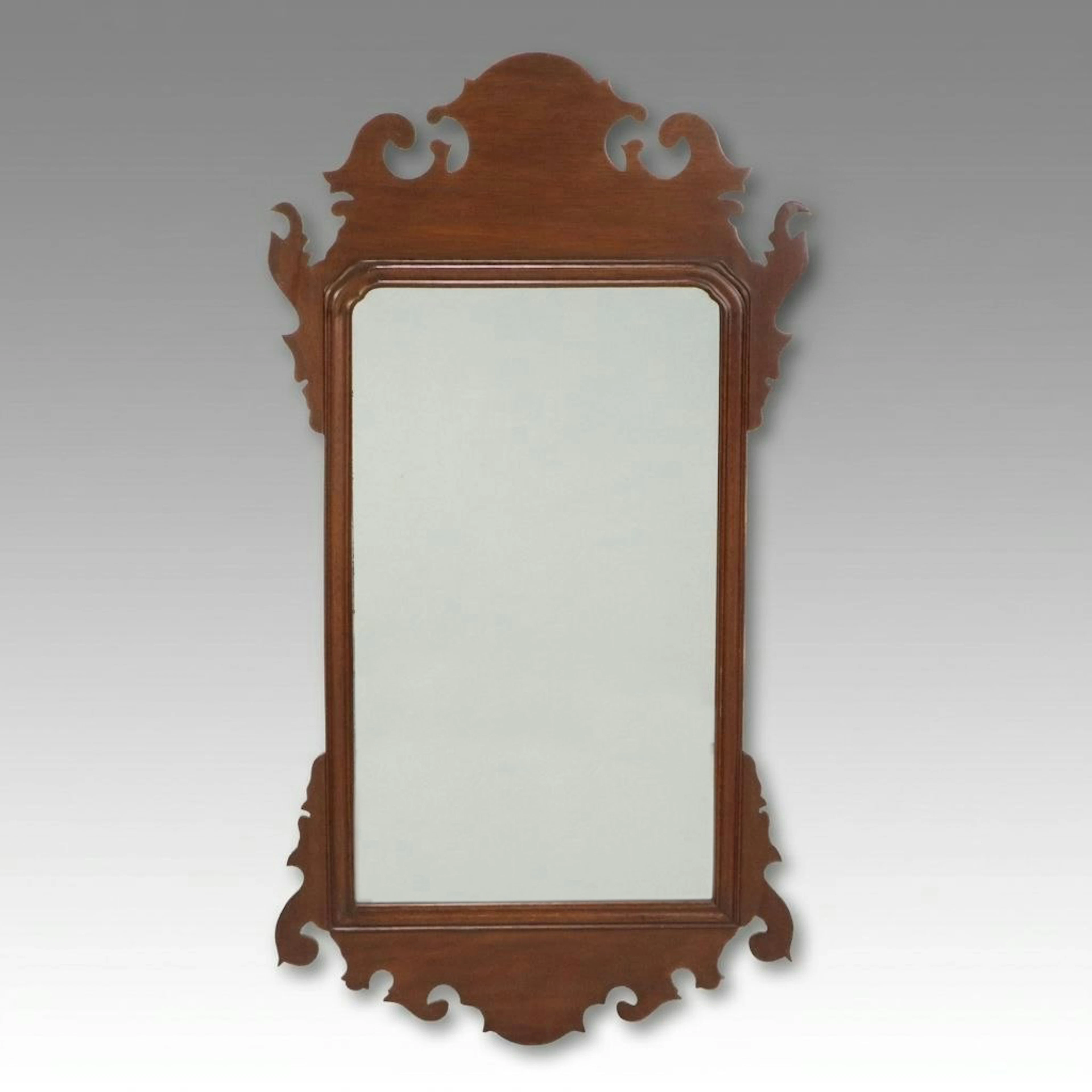Chippendale Style Wooden Wall Mirror