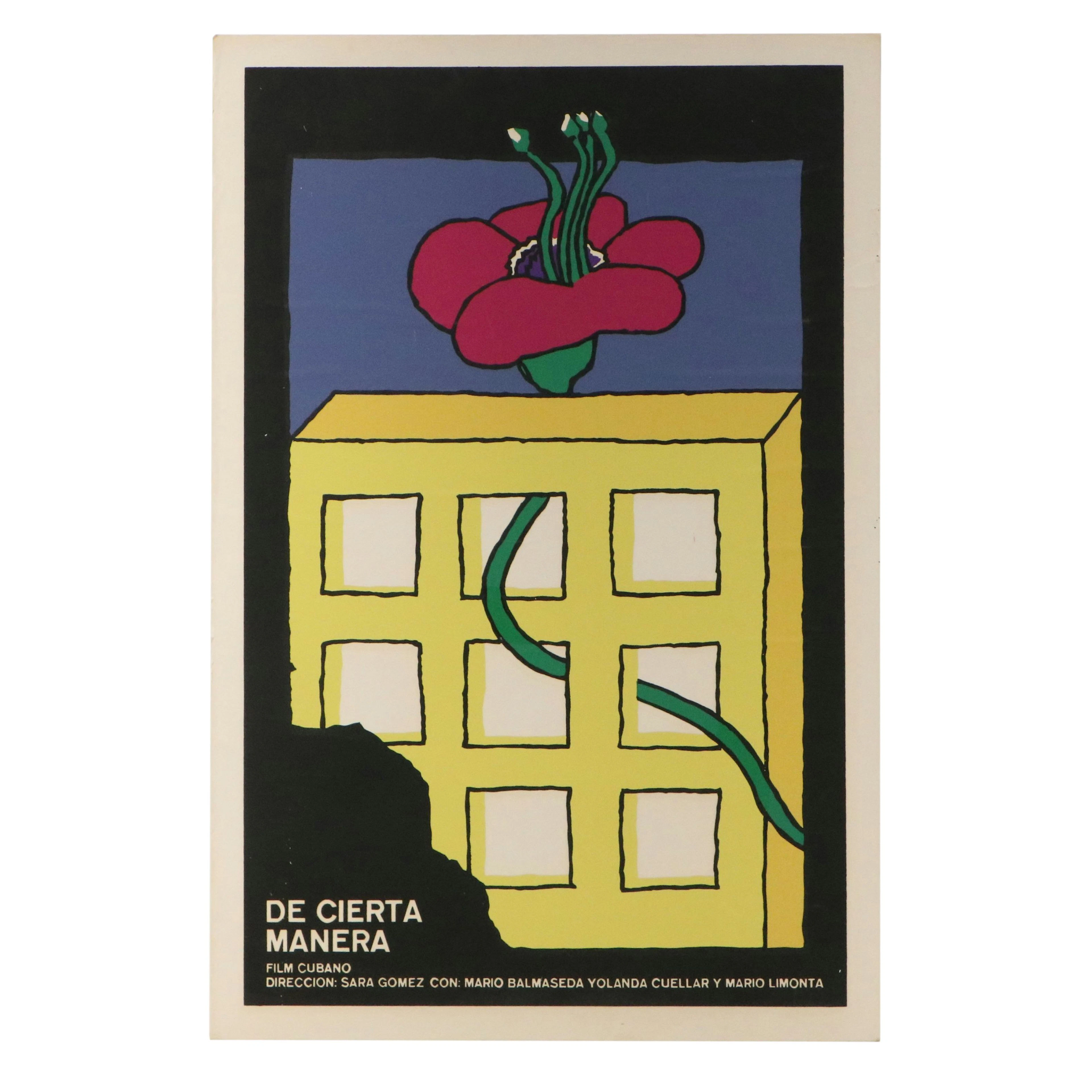 Antonio Reboiro "De Cierta Manera" Cuban Serigraph Film Poster, 1977
