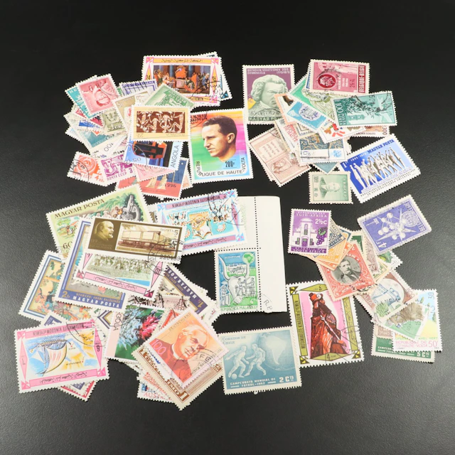 Group of One Hundred Nineteen Used Foreign Stamps