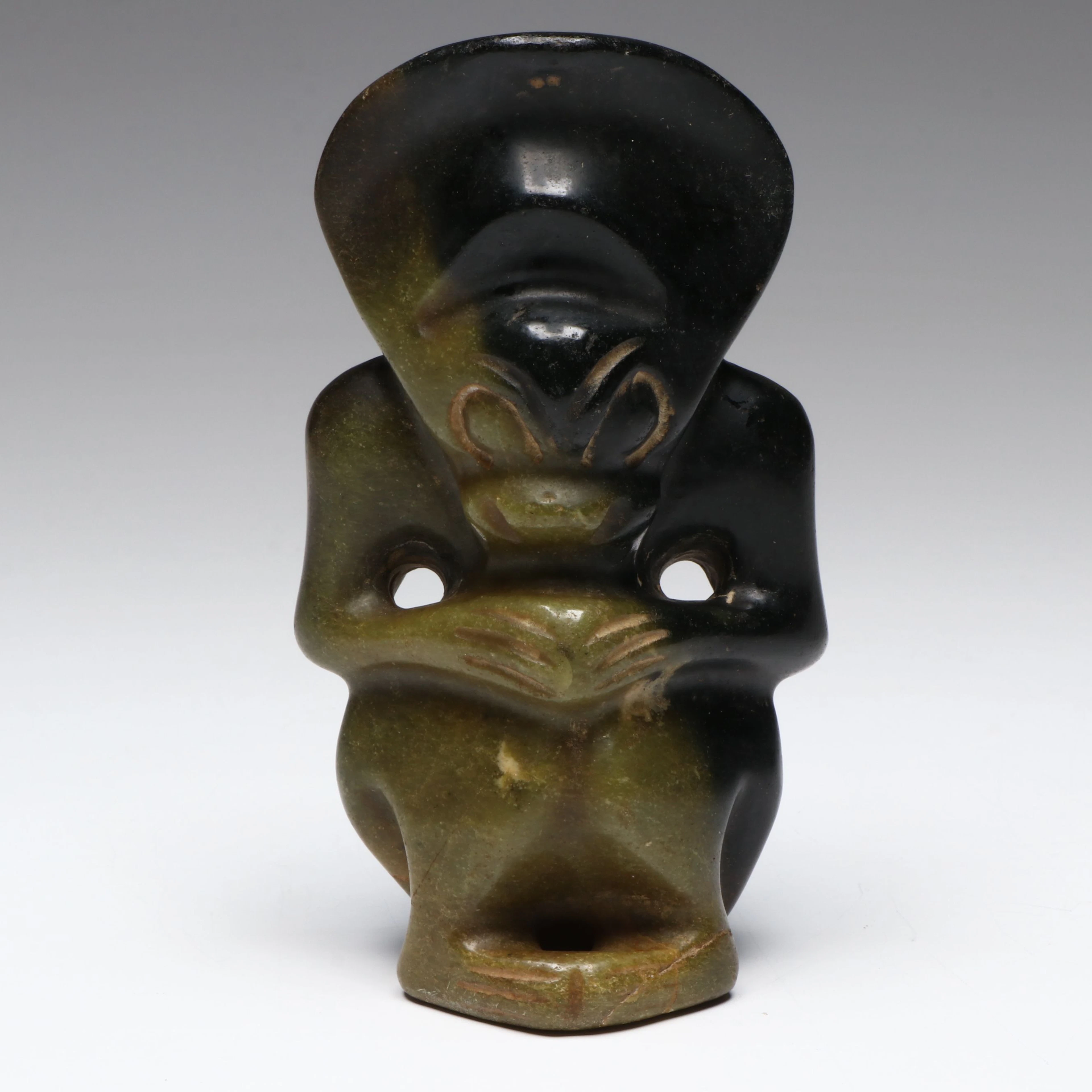 Hongshan Style Jade Anthropomorphic Figure