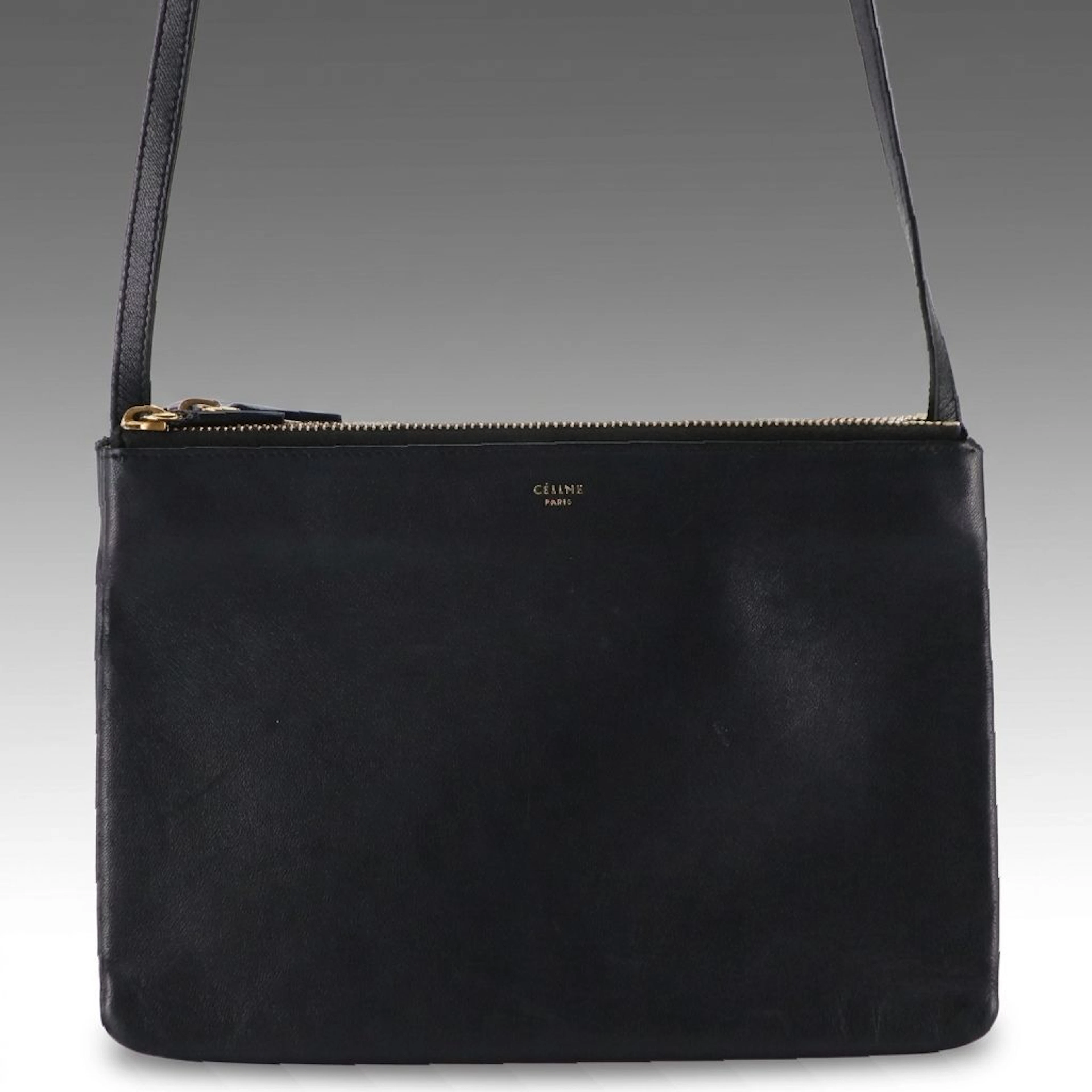 Celine Trio Large Bag in Lambskin Leather