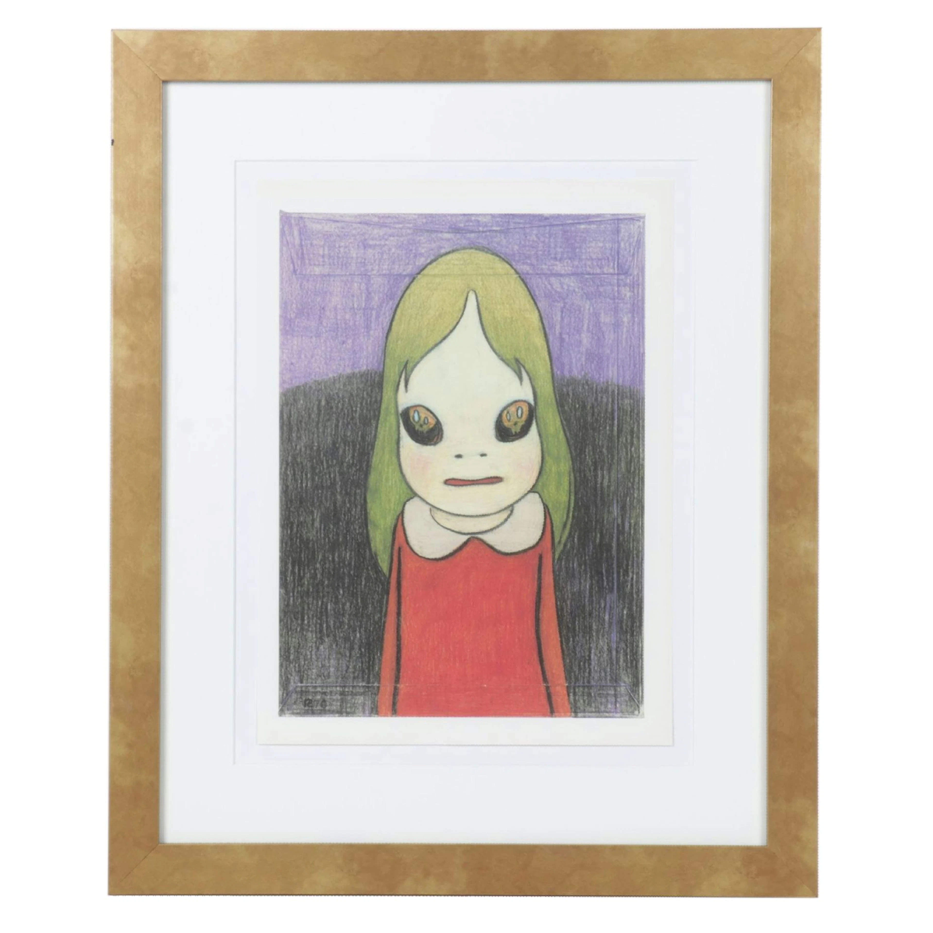 Yoshitomo Nara Offset Lithograph from "Drawing File," 2005